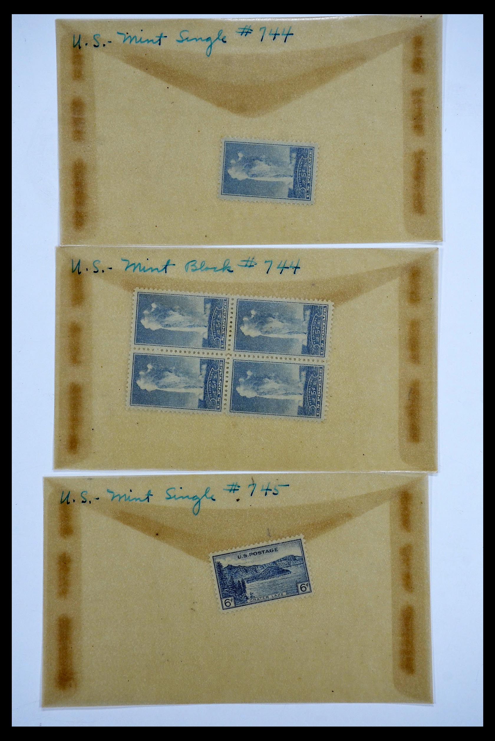 34502 033 - Postzegelverzameling 34502 USA 1918-1941.
