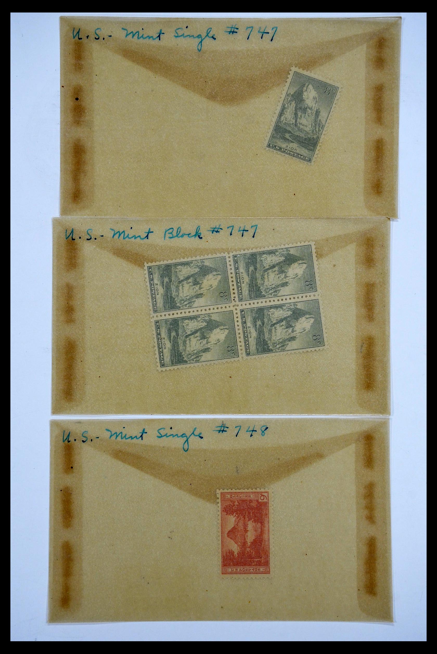 34502 035 - Postzegelverzameling 34502 USA 1918-1941.