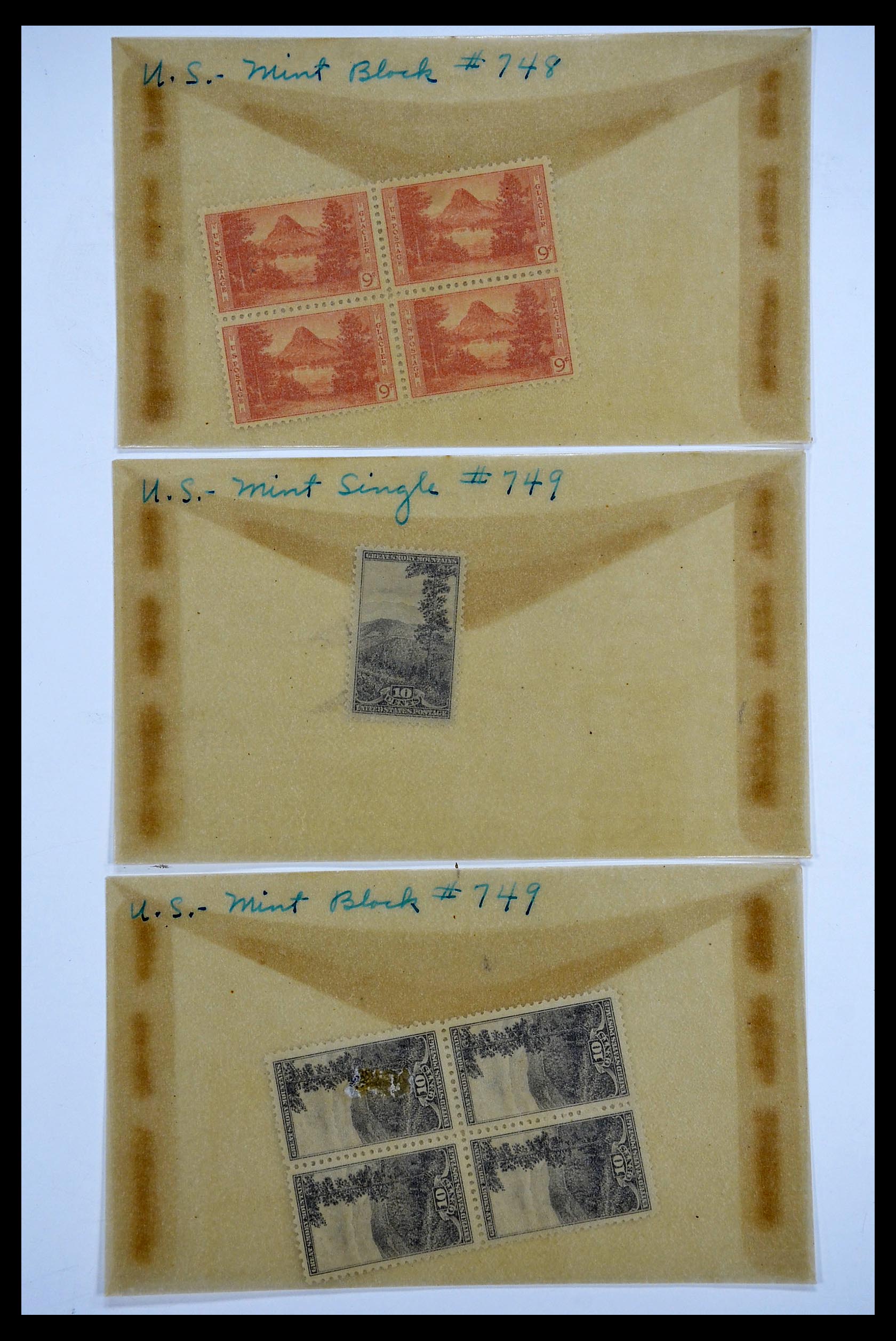 34502 036 - Stamp Collection 34502 USA 1918-1941.