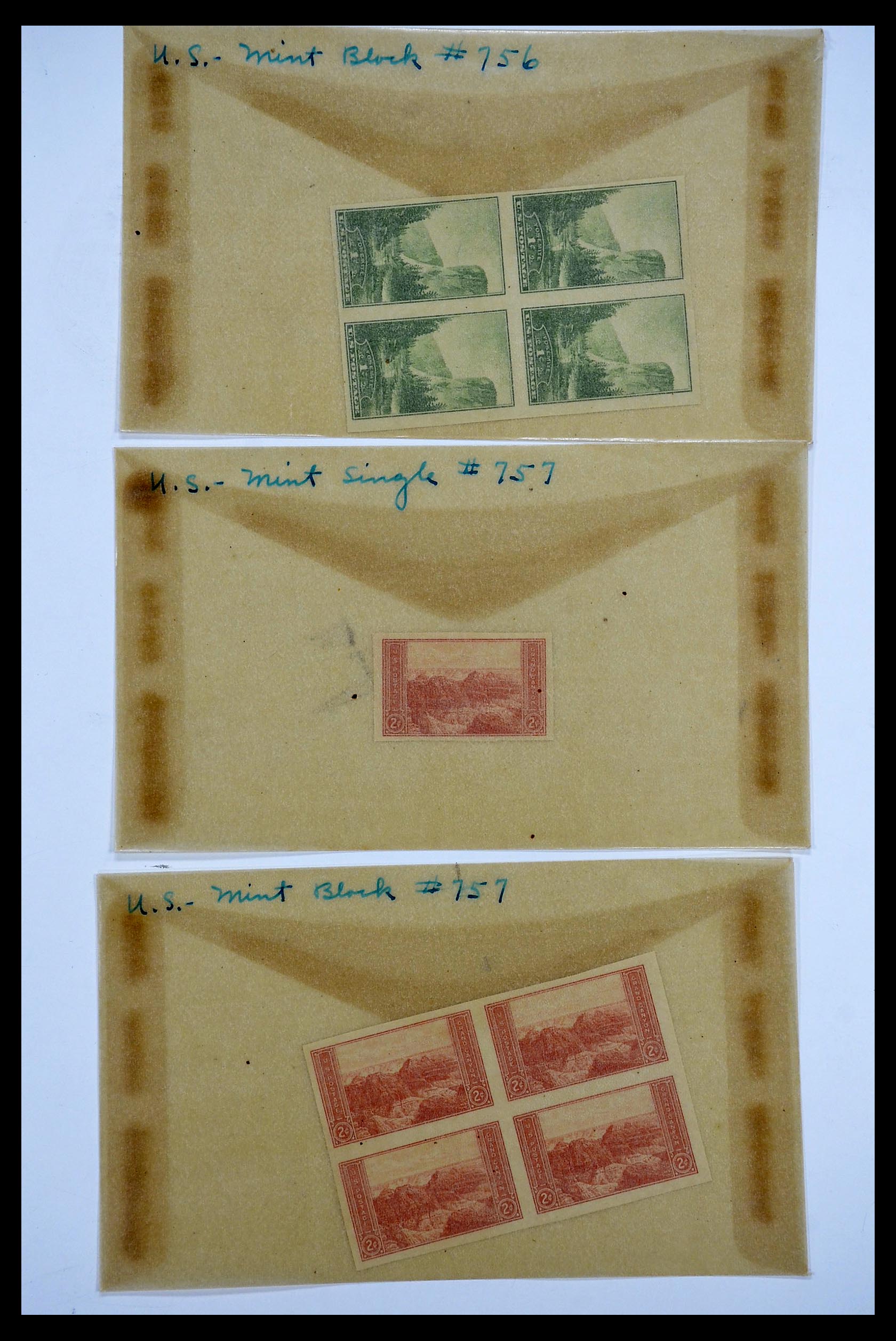 34502 040 - Postzegelverzameling 34502 USA 1918-1941.