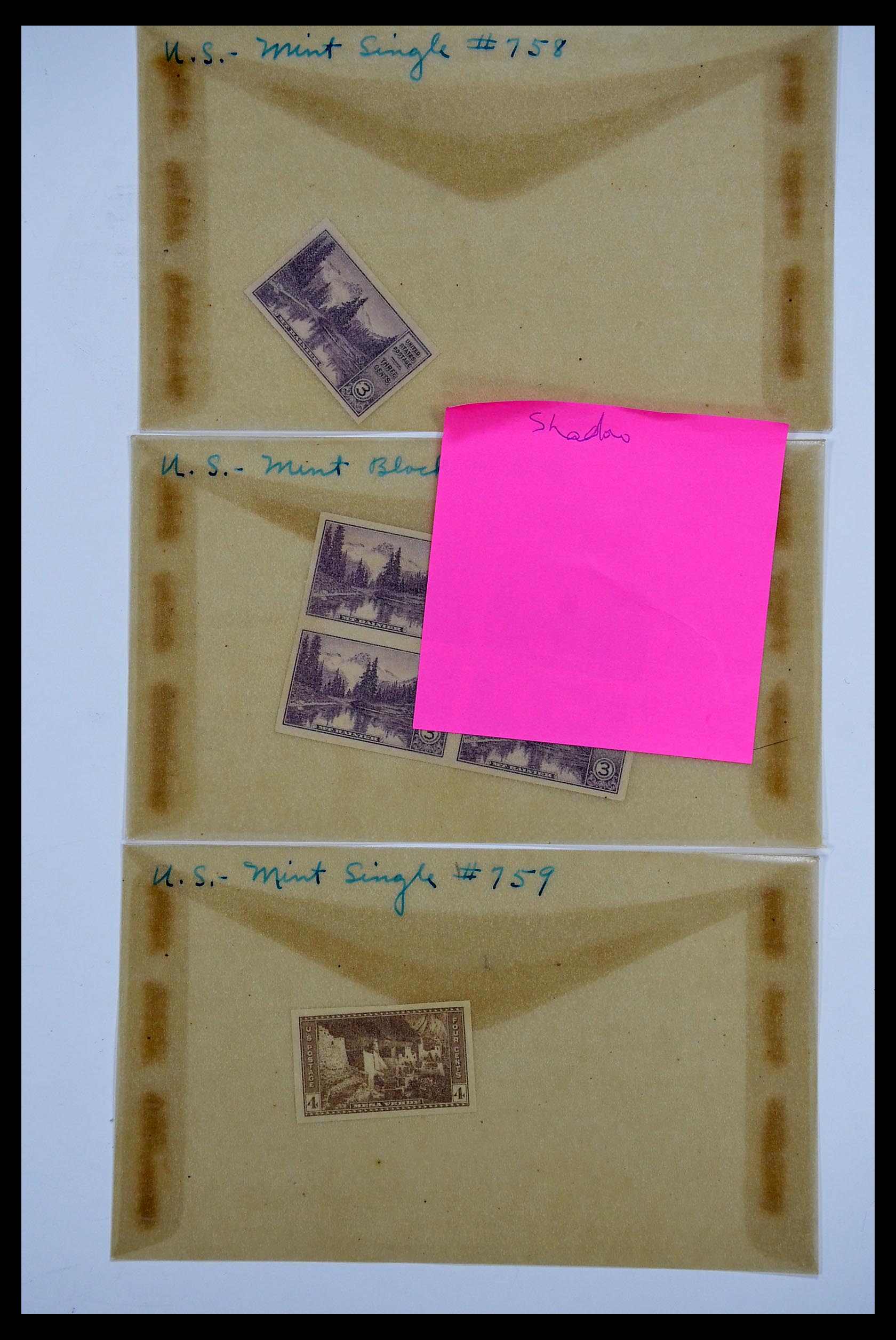 34502 041 - Postzegelverzameling 34502 USA 1918-1941.