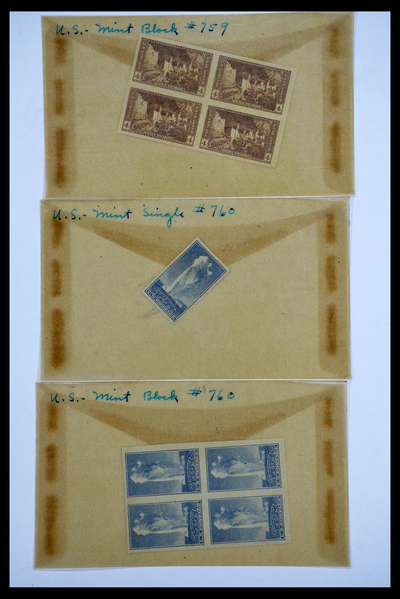 34502 042 - Postzegelverzameling 34502 USA 1918-1941.