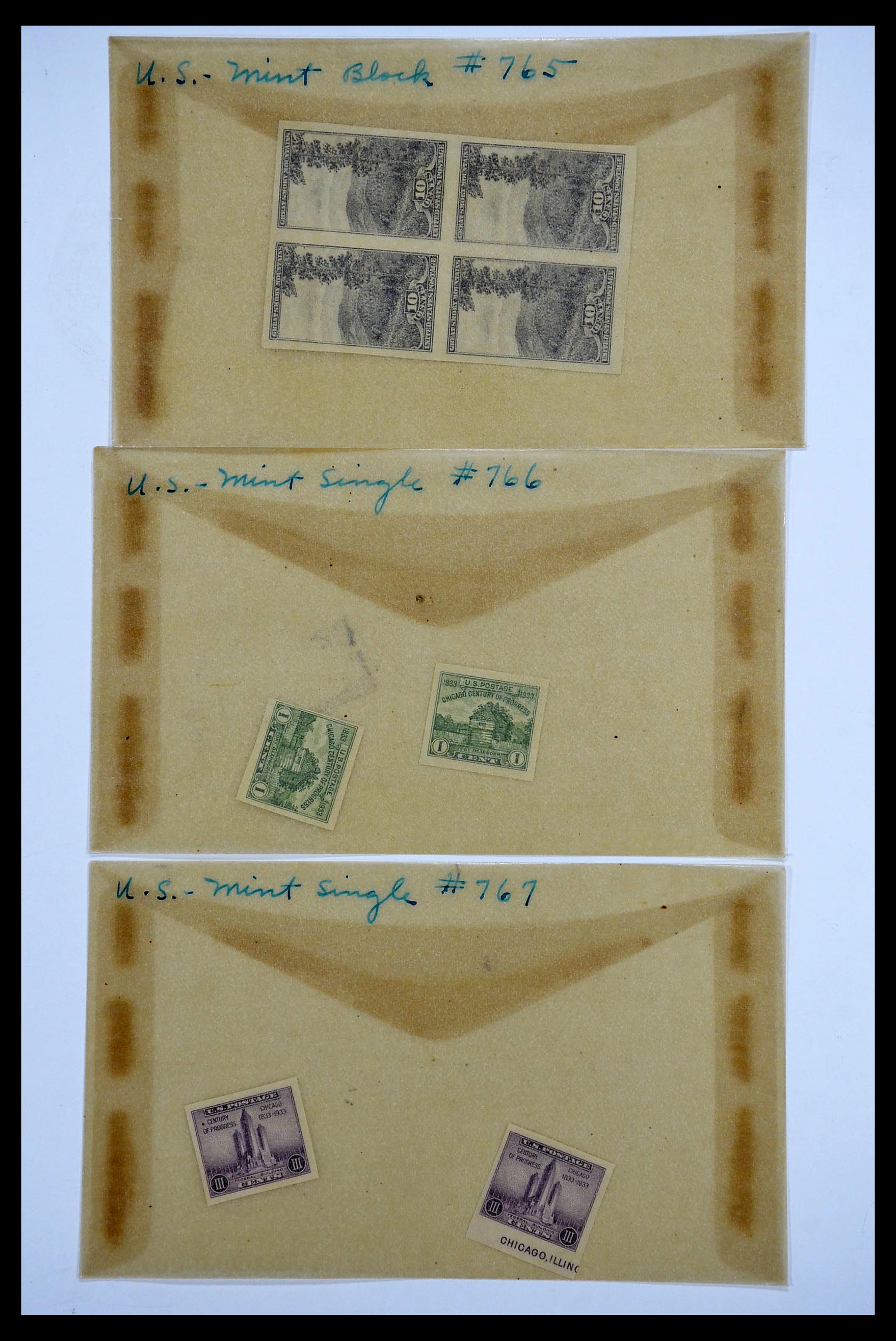 34502 046 - Postzegelverzameling 34502 USA 1918-1941.
