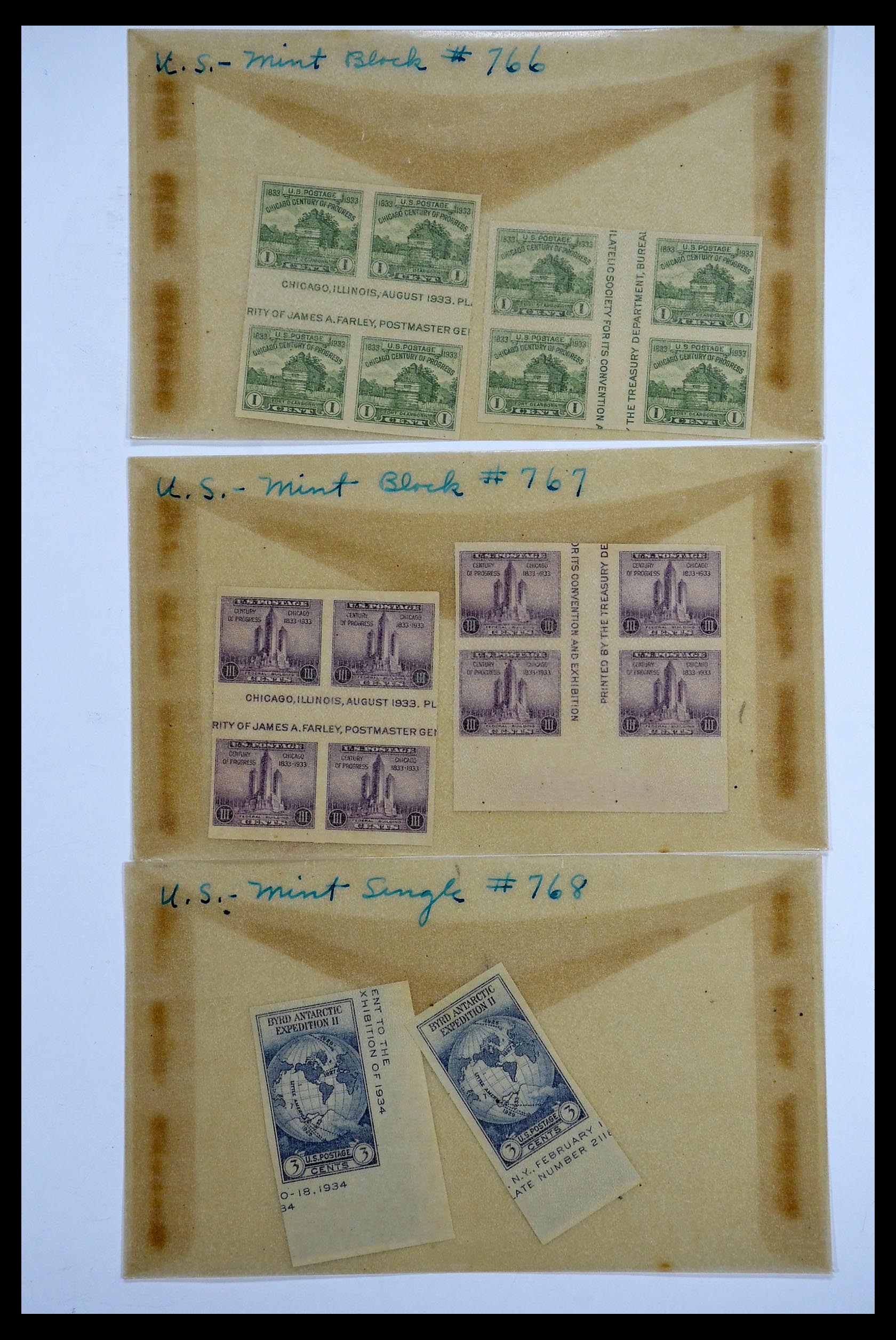 34502 047 - Stamp Collection 34502 USA 1918-1941.