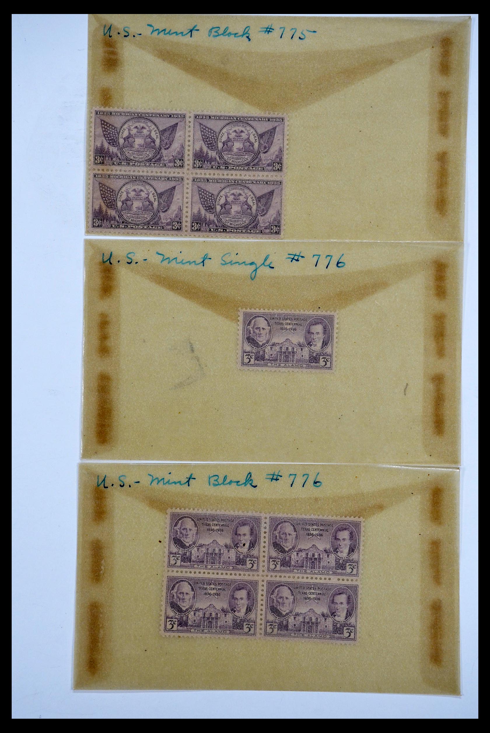 34502 053 - Postzegelverzameling 34502 USA 1918-1941.