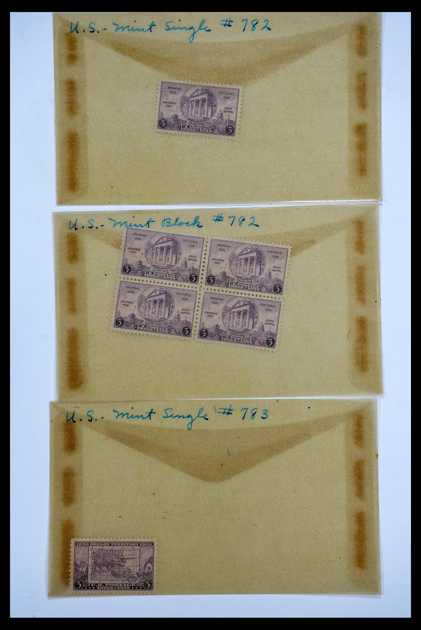 34502 055 - Postzegelverzameling 34502 USA 1918-1941.