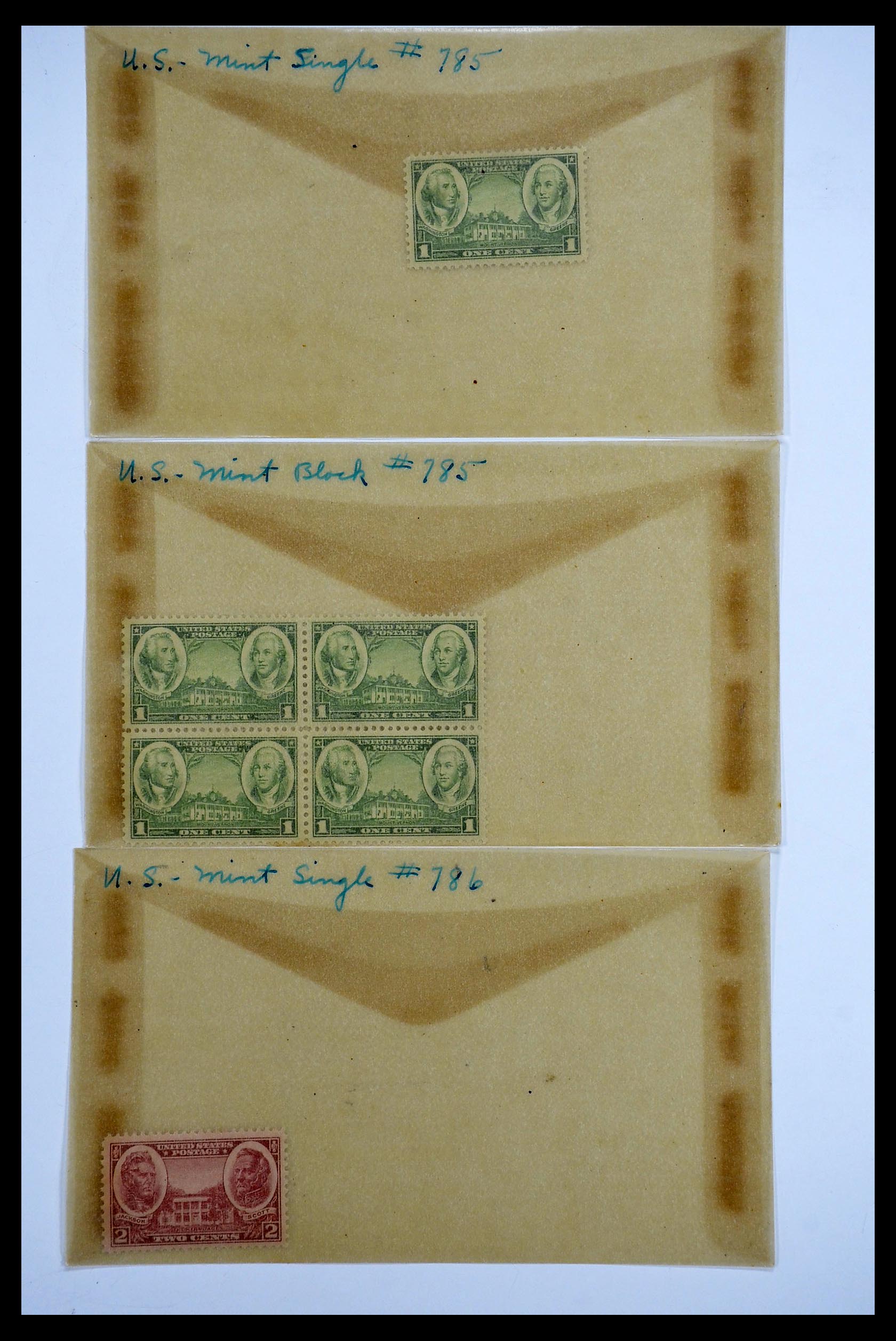 34502 057 - Stamp Collection 34502 USA 1918-1941.