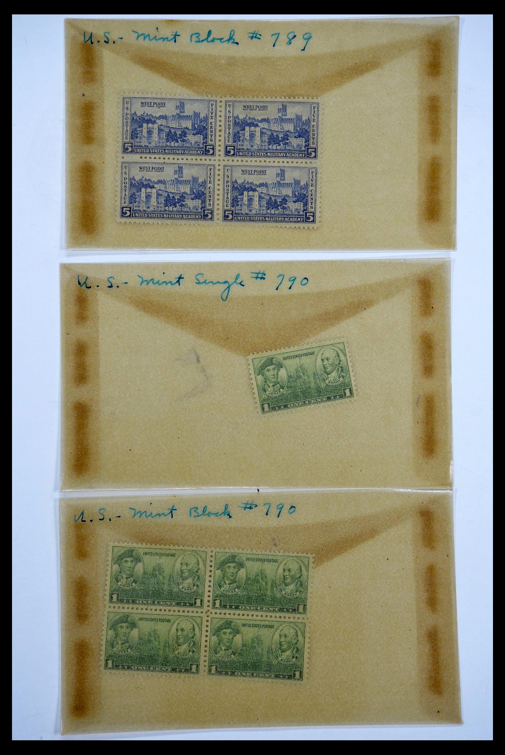 34502 060 - Stamp Collection 34502 USA 1918-1941.
