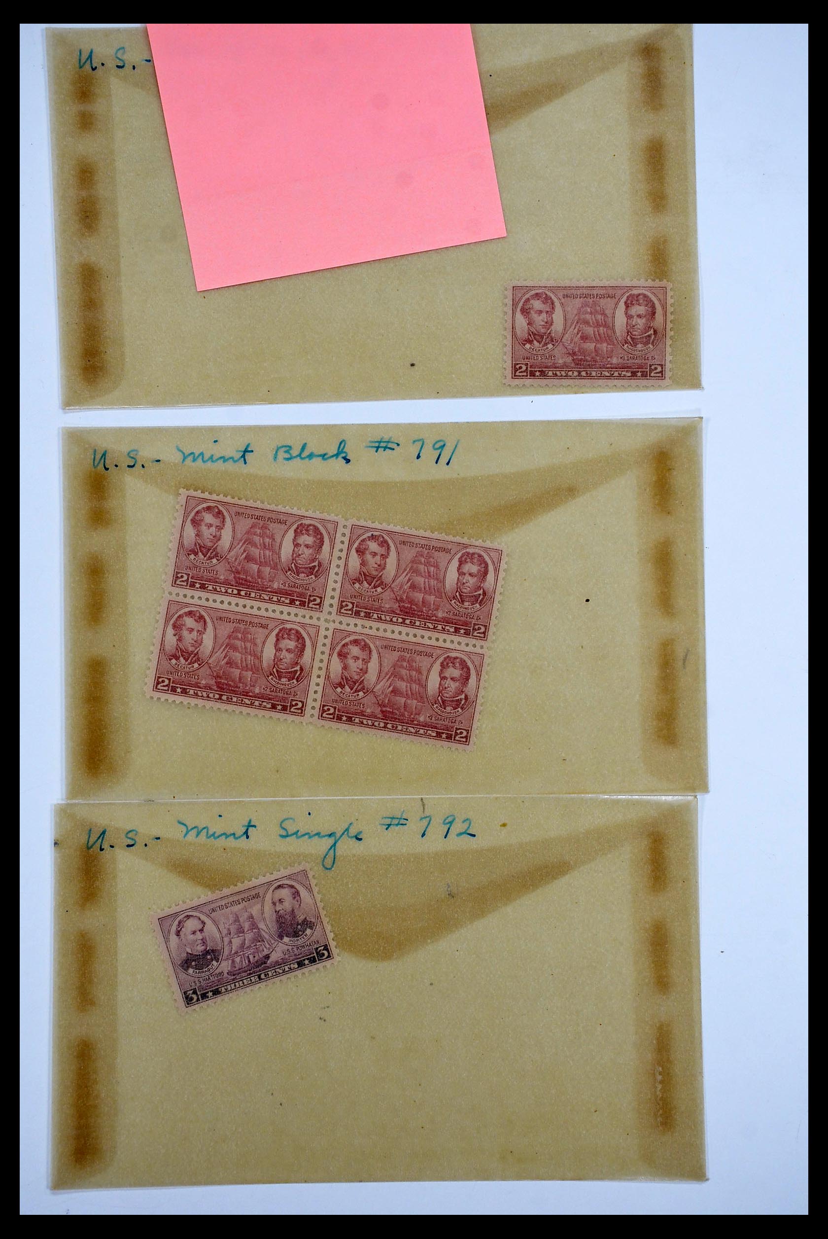 34502 061 - Stamp Collection 34502 USA 1918-1941.