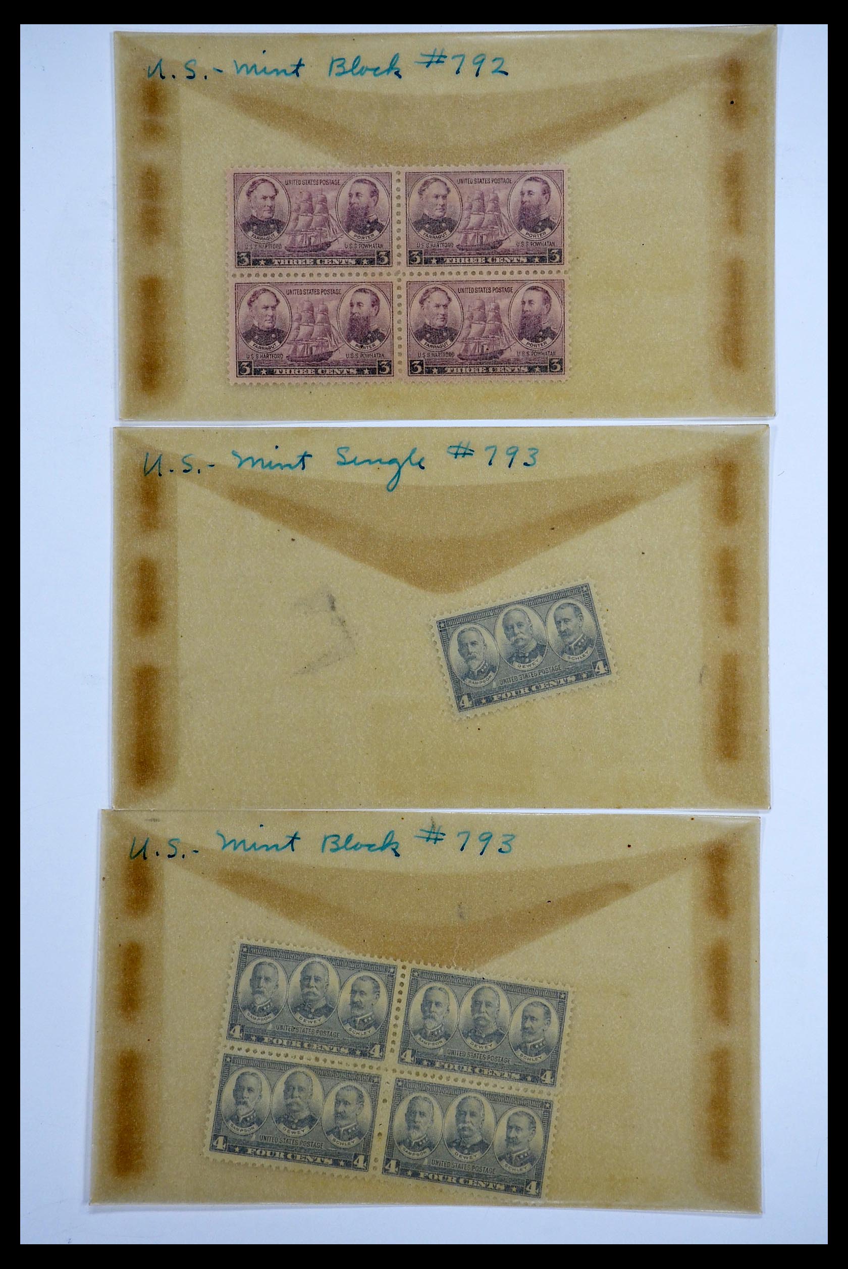 34502 062 - Stamp Collection 34502 USA 1918-1941.
