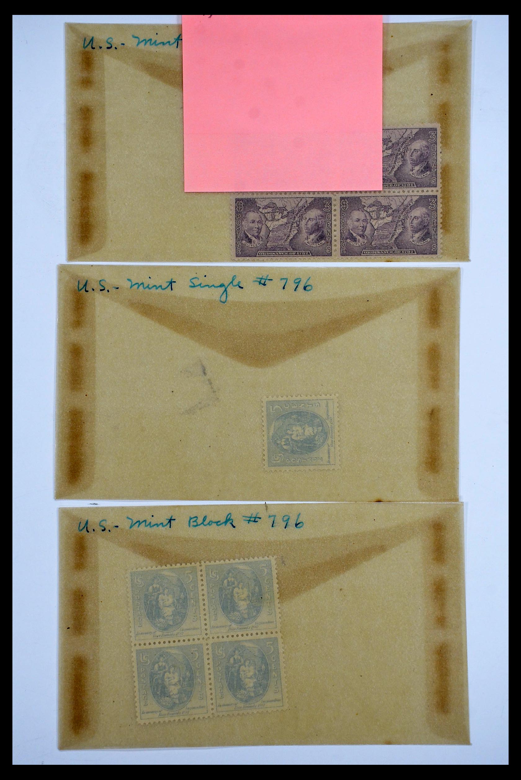 34502 064 - Stamp Collection 34502 USA 1918-1941.