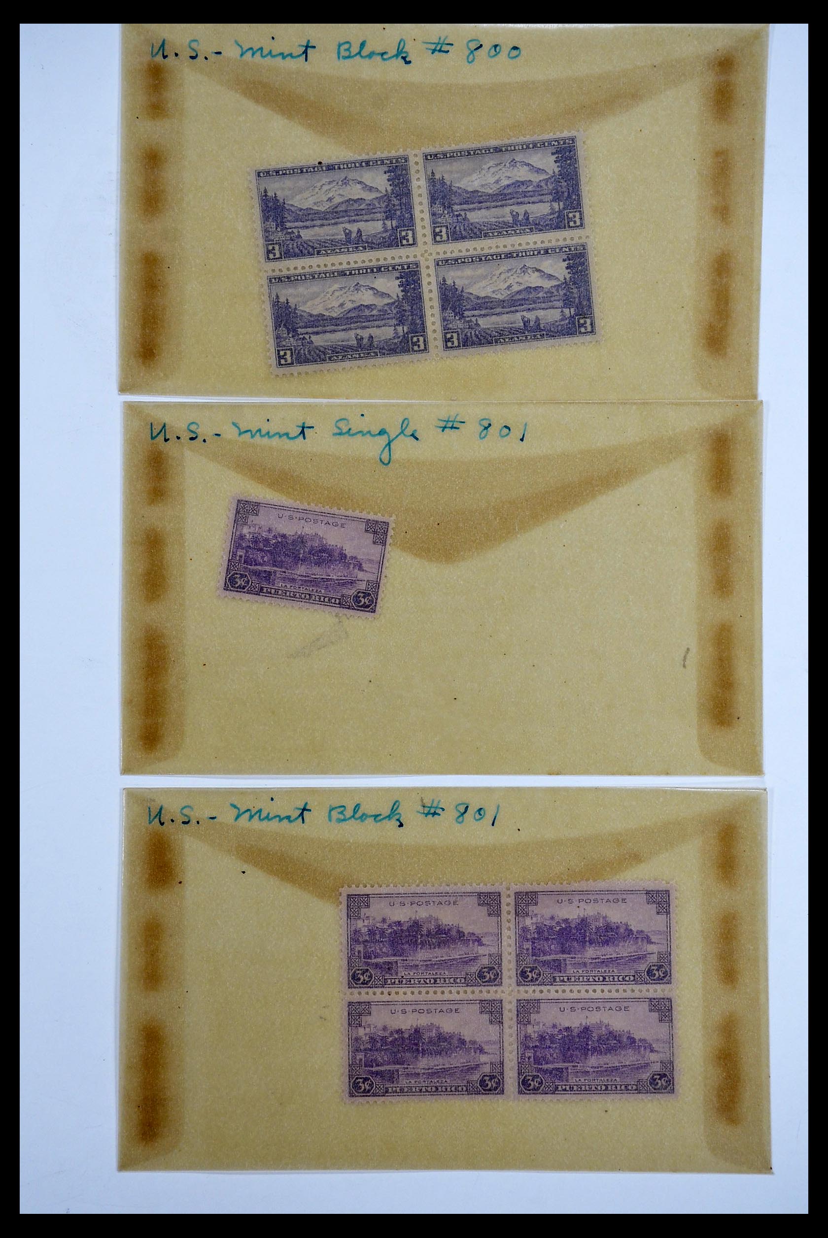 34502 067 - Postzegelverzameling 34502 USA 1918-1941.