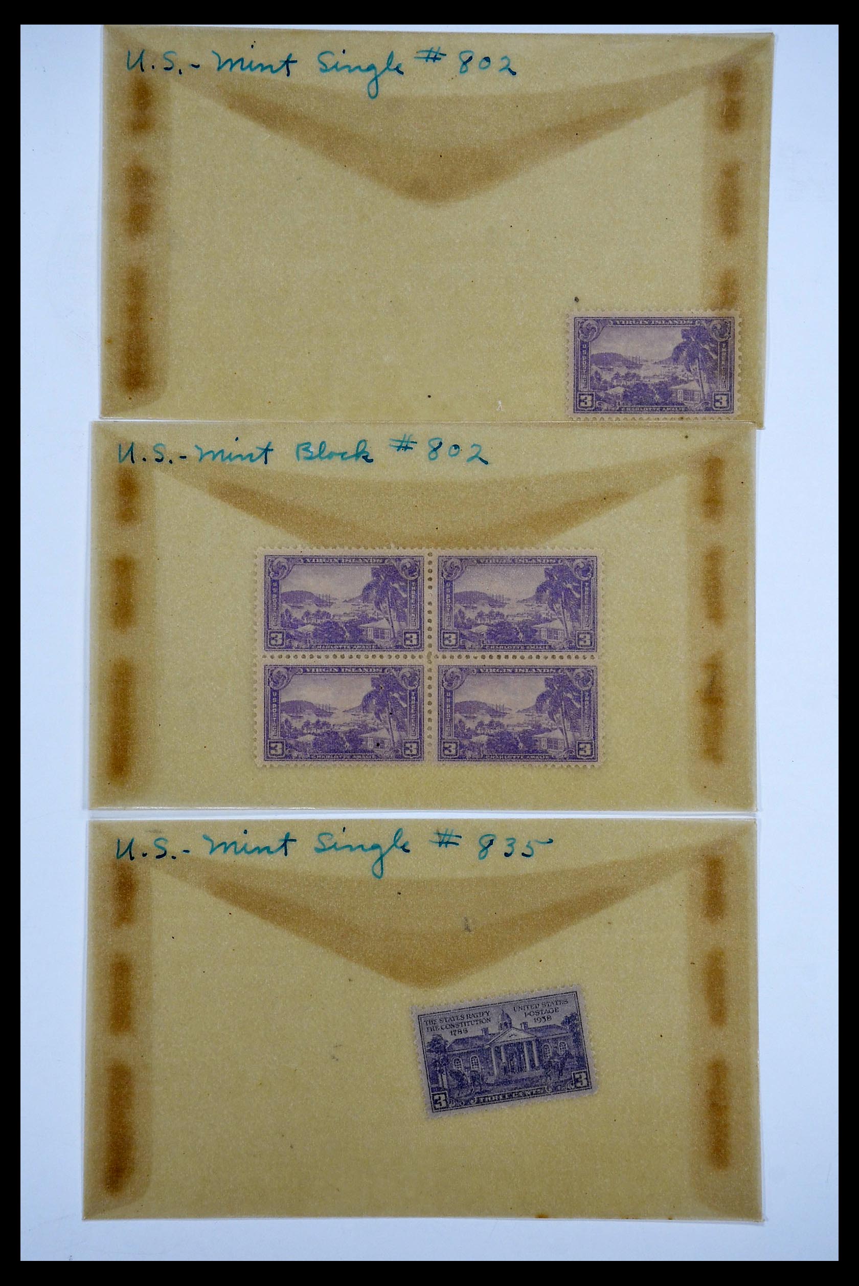 34502 068 - Stamp Collection 34502 USA 1918-1941.