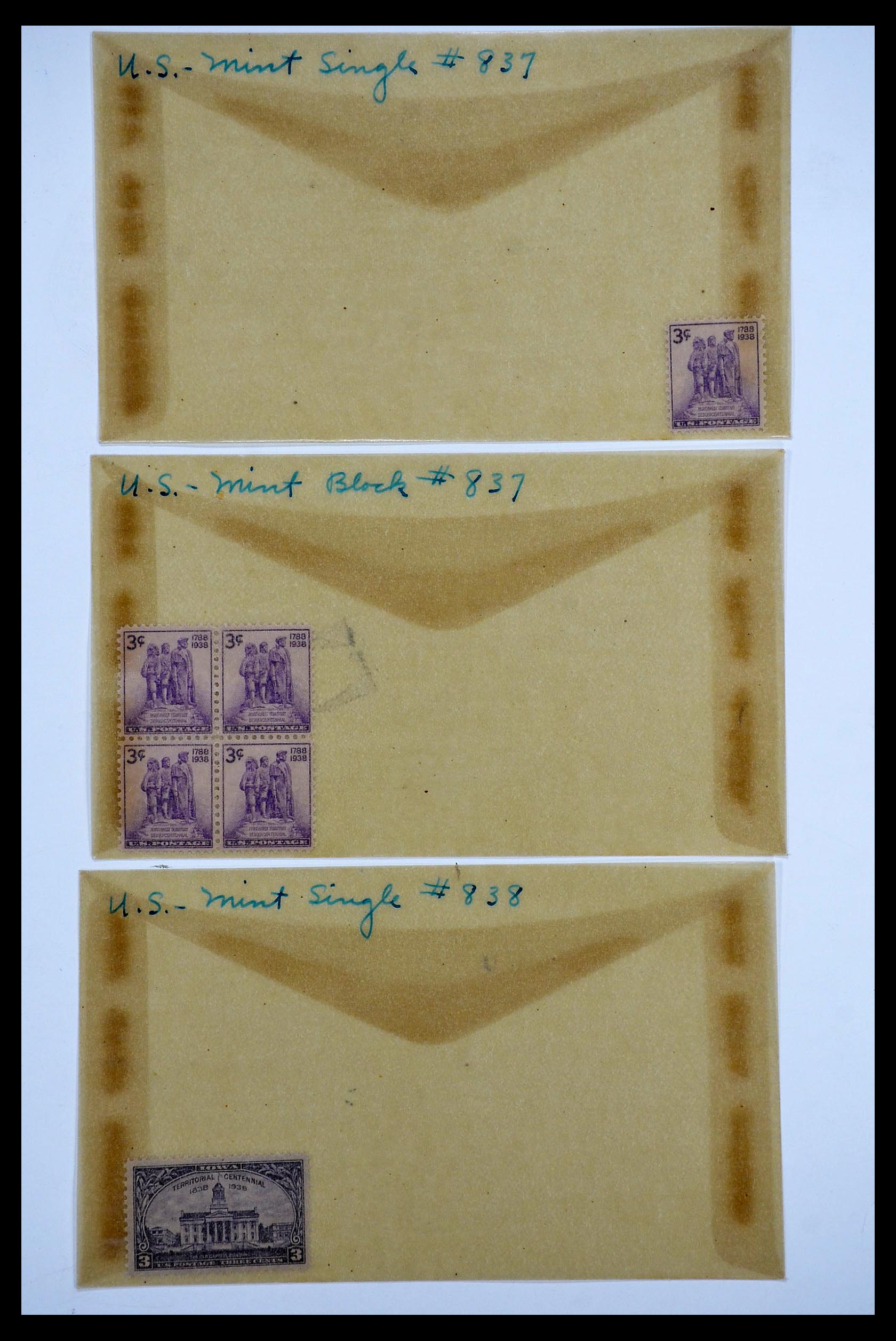 34502 070 - Postzegelverzameling 34502 USA 1918-1941.