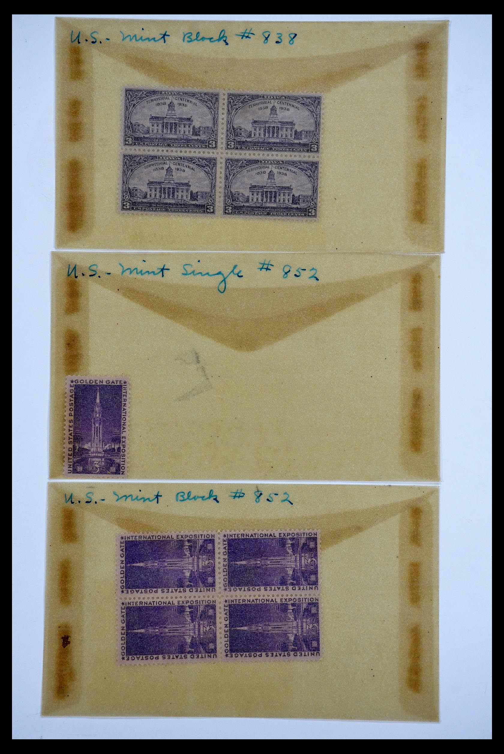 34502 071 - Stamp Collection 34502 USA 1918-1941.