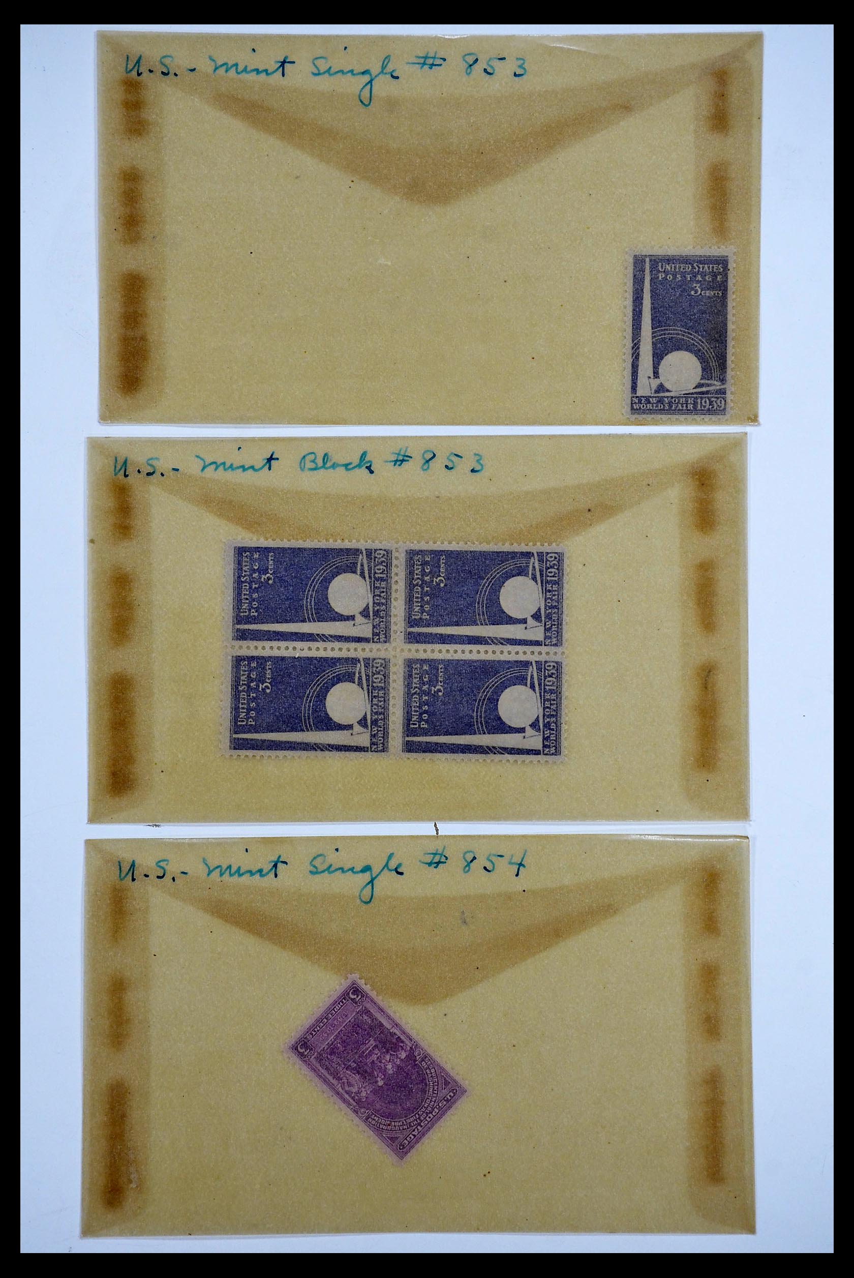 34502 072 - Stamp Collection 34502 USA 1918-1941.