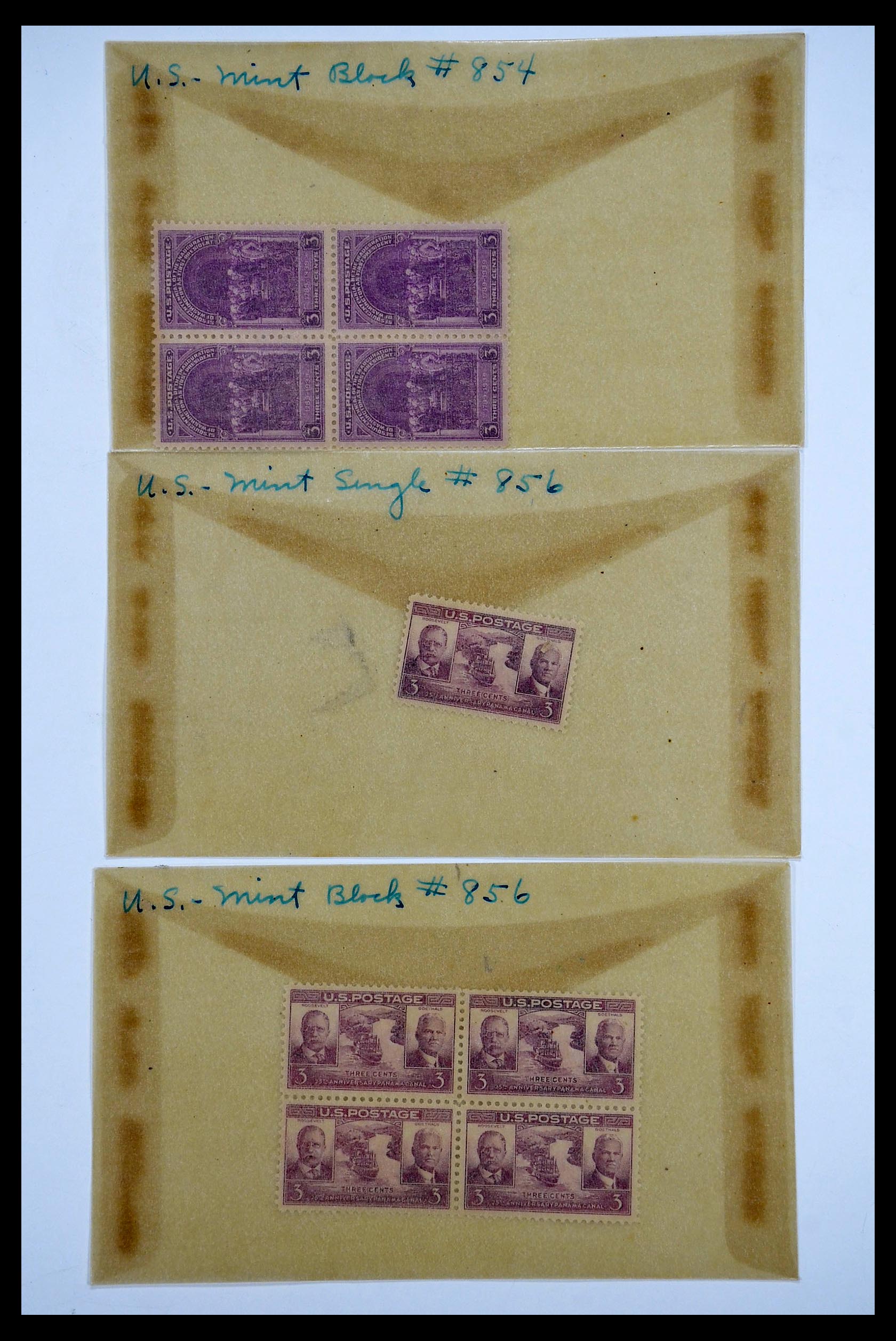34502 073 - Postzegelverzameling 34502 USA 1918-1941.