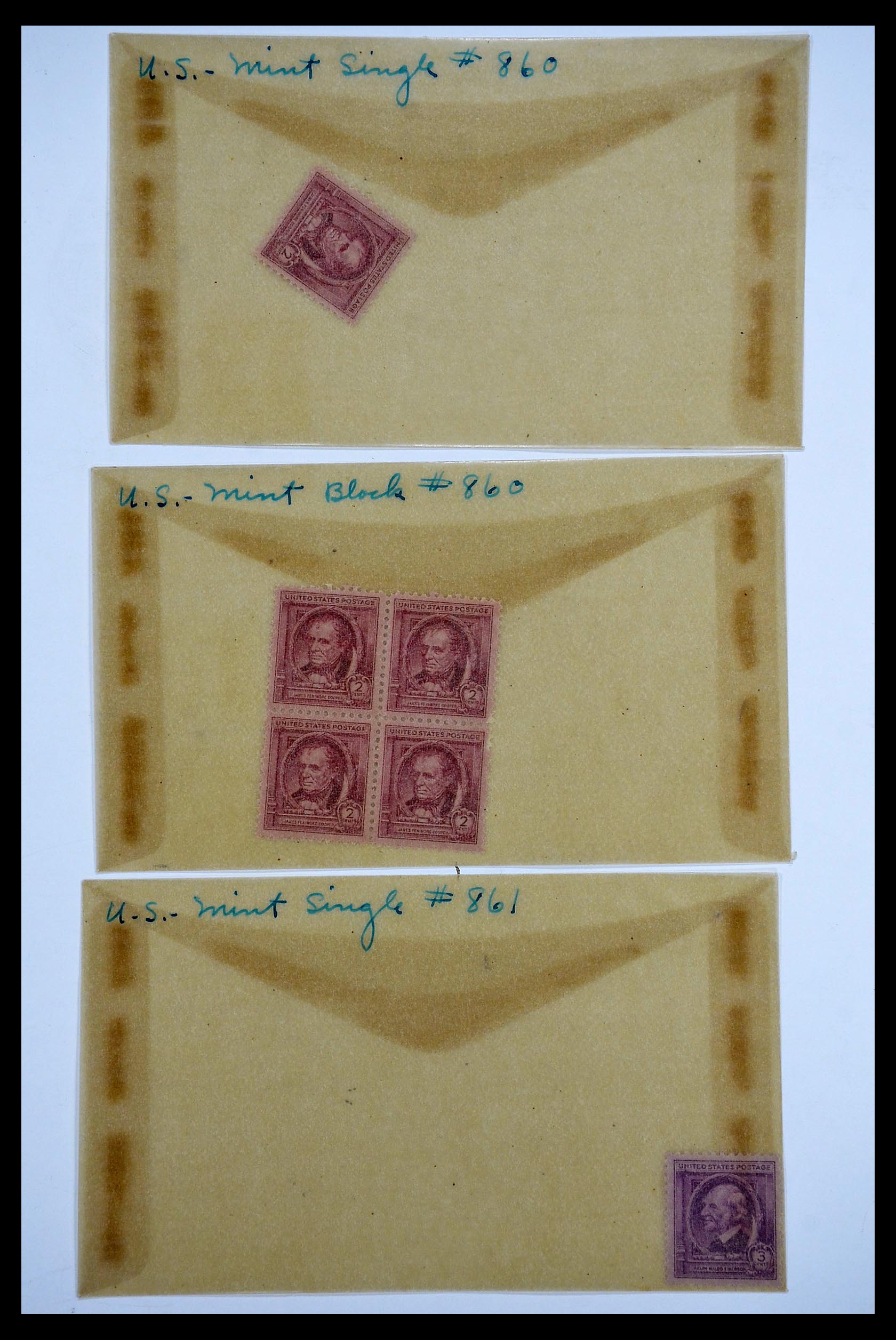 34502 076 - Postzegelverzameling 34502 USA 1918-1941.