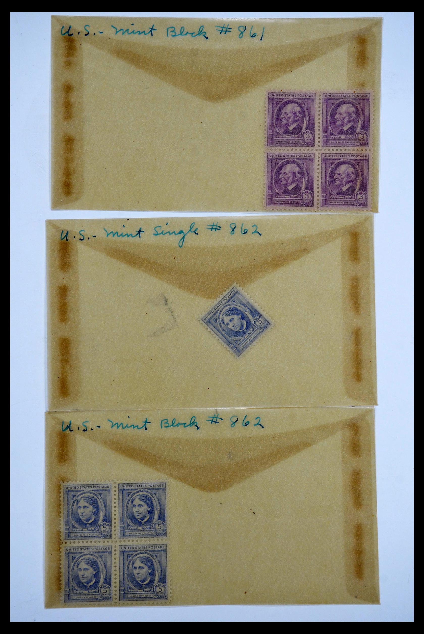 34502 077 - Postzegelverzameling 34502 USA 1918-1941.