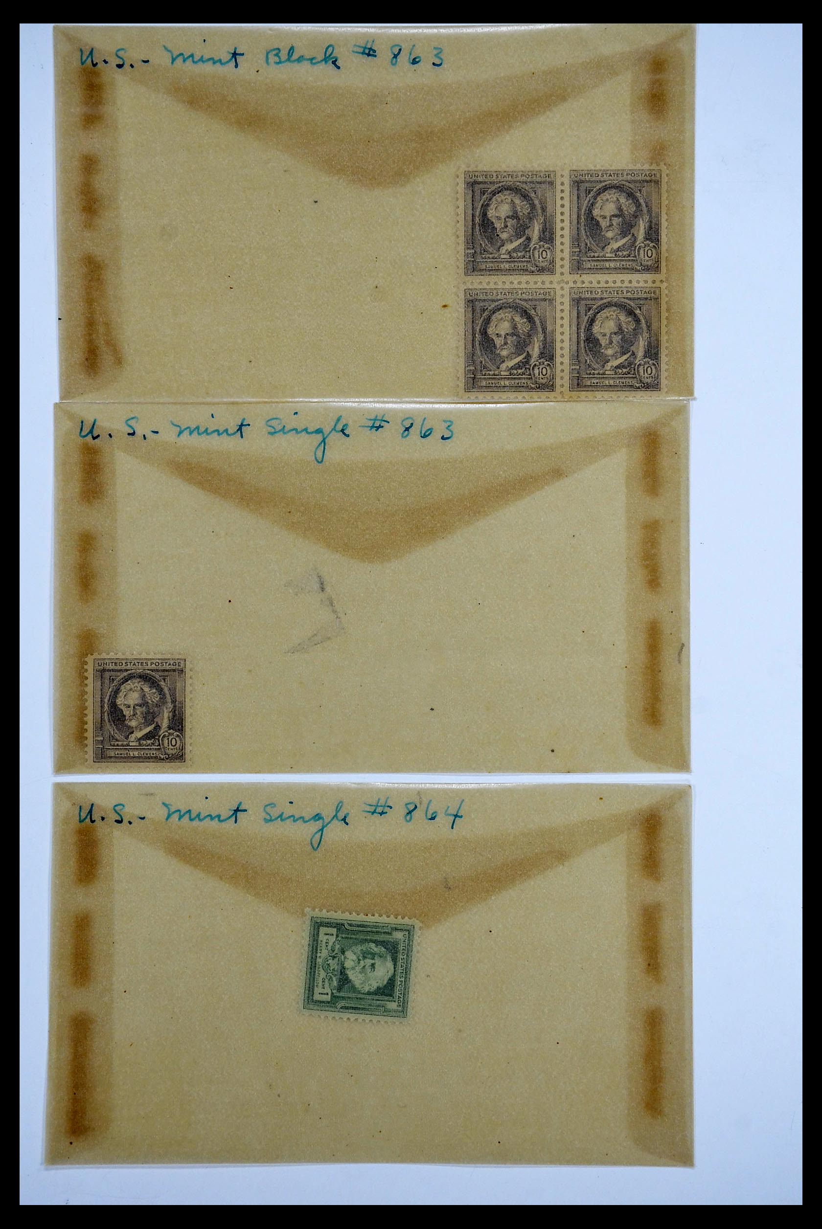 34502 078 - Postzegelverzameling 34502 USA 1918-1941.