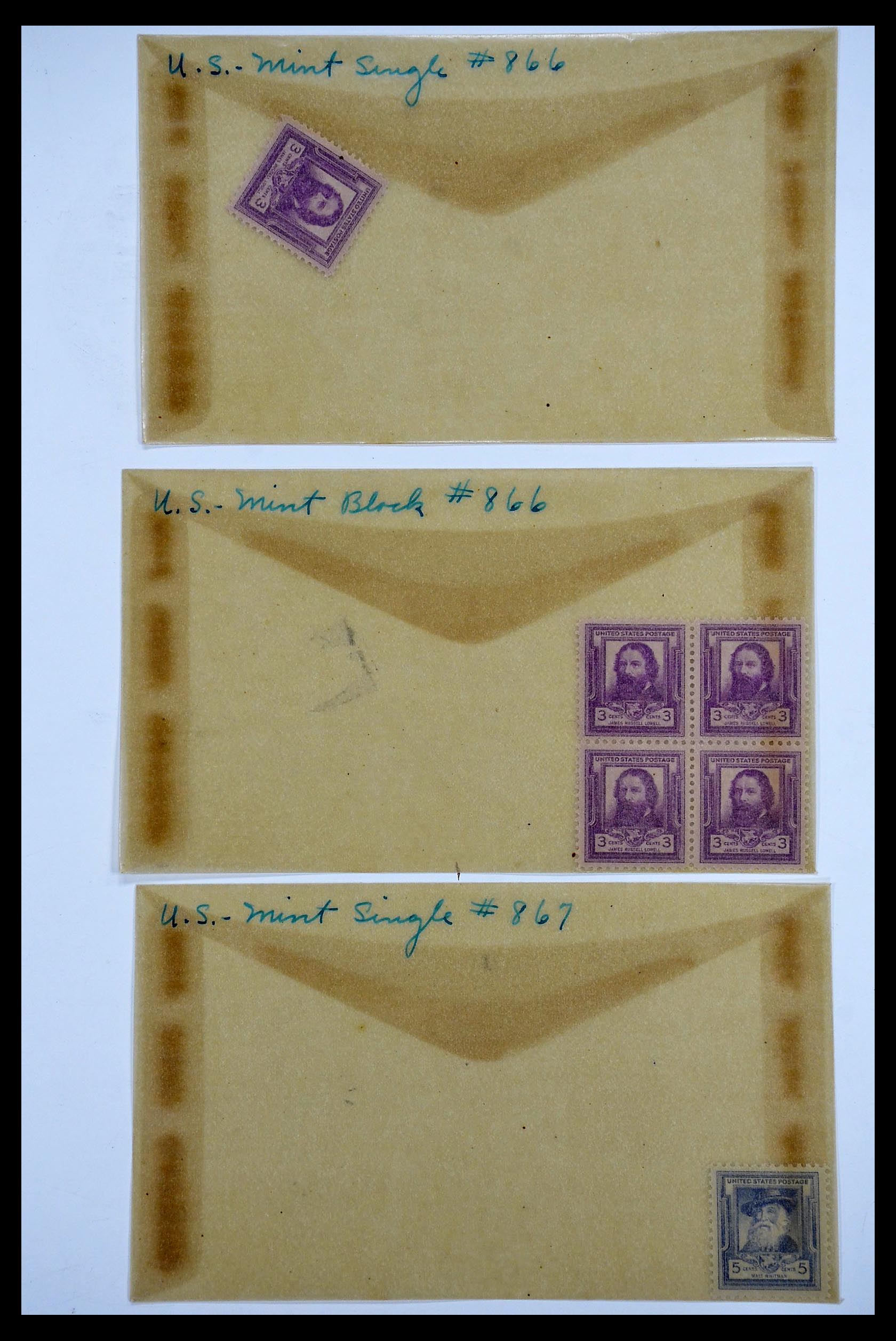 34502 080 - Stamp Collection 34502 USA 1918-1941.