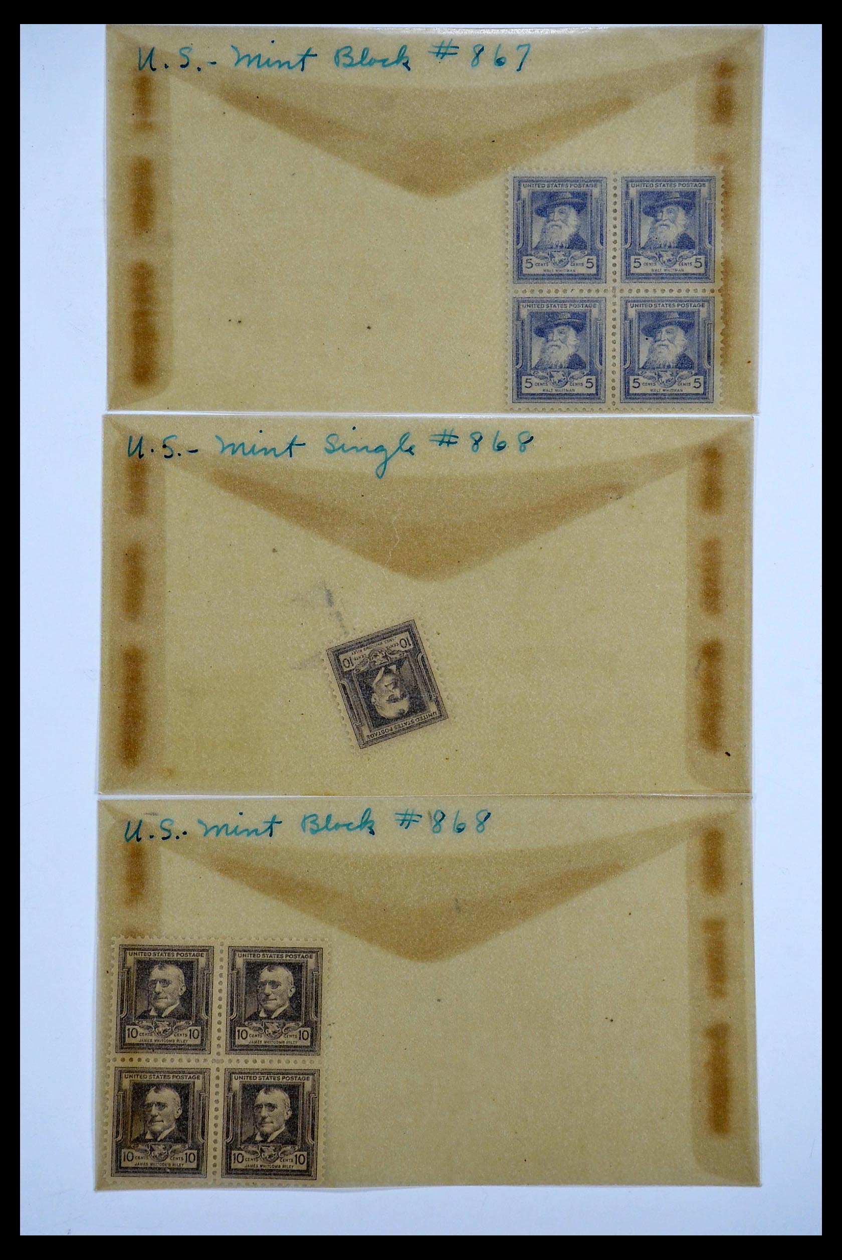 34502 081 - Stamp Collection 34502 USA 1918-1941.