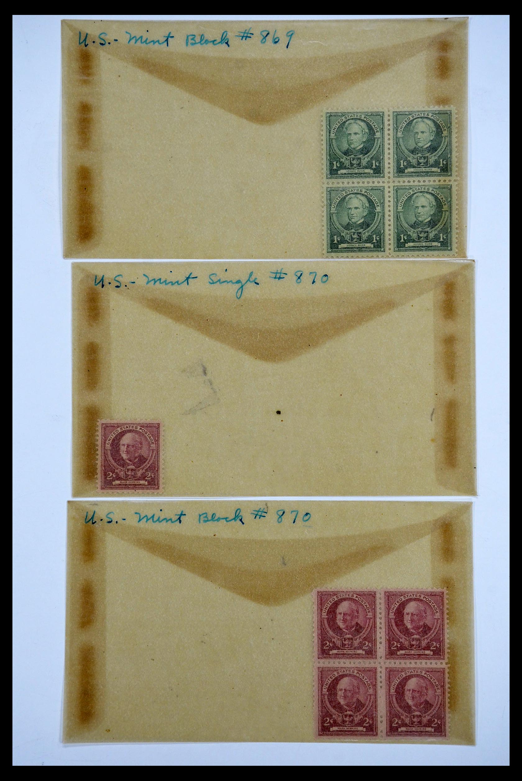 34502 082 - Postzegelverzameling 34502 USA 1918-1941.