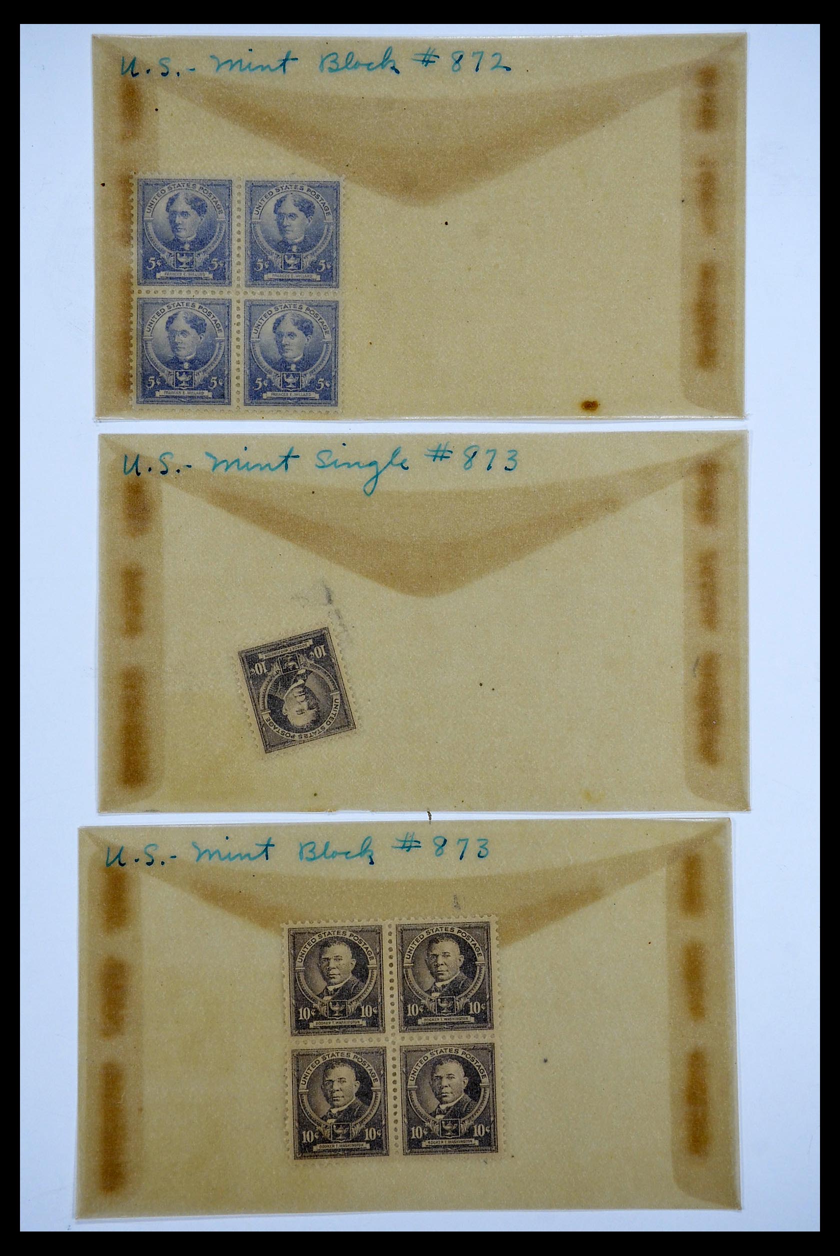 34502 084 - Postzegelverzameling 34502 USA 1918-1941.