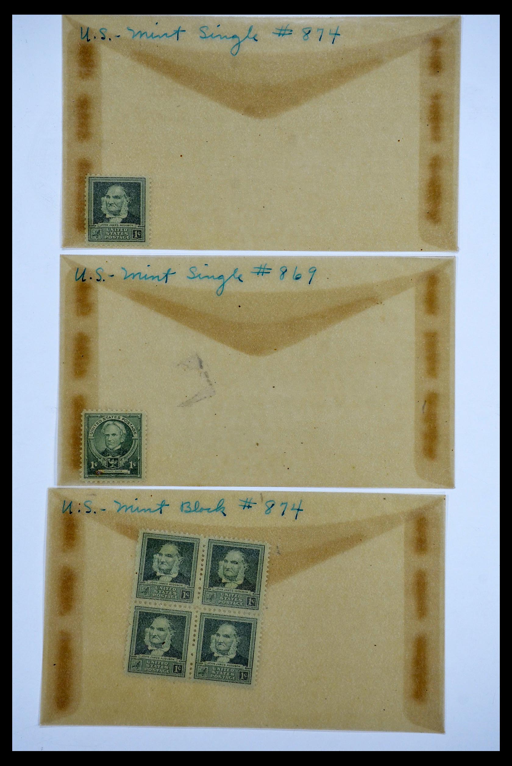 34502 085 - Stamp Collection 34502 USA 1918-1941.