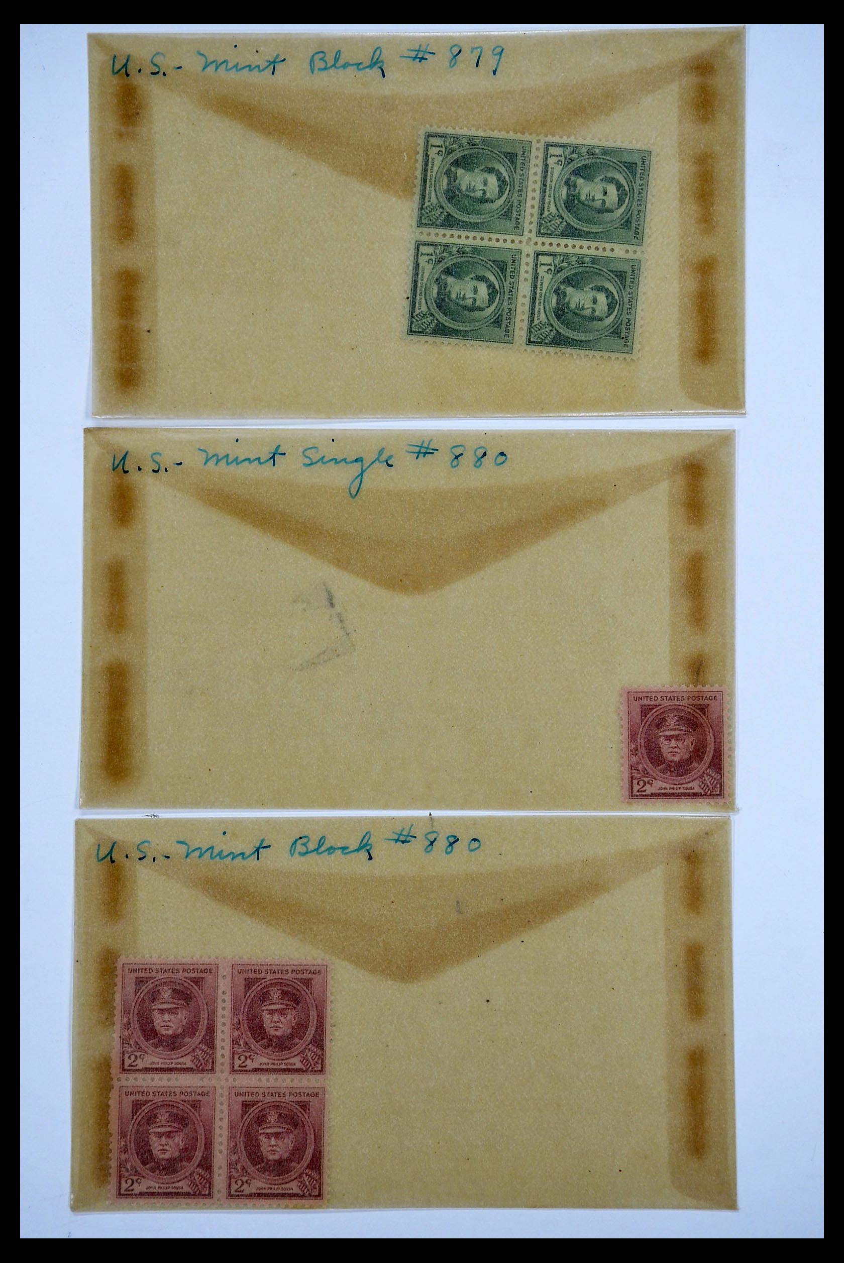 34502 089 - Stamp Collection 34502 USA 1918-1941.