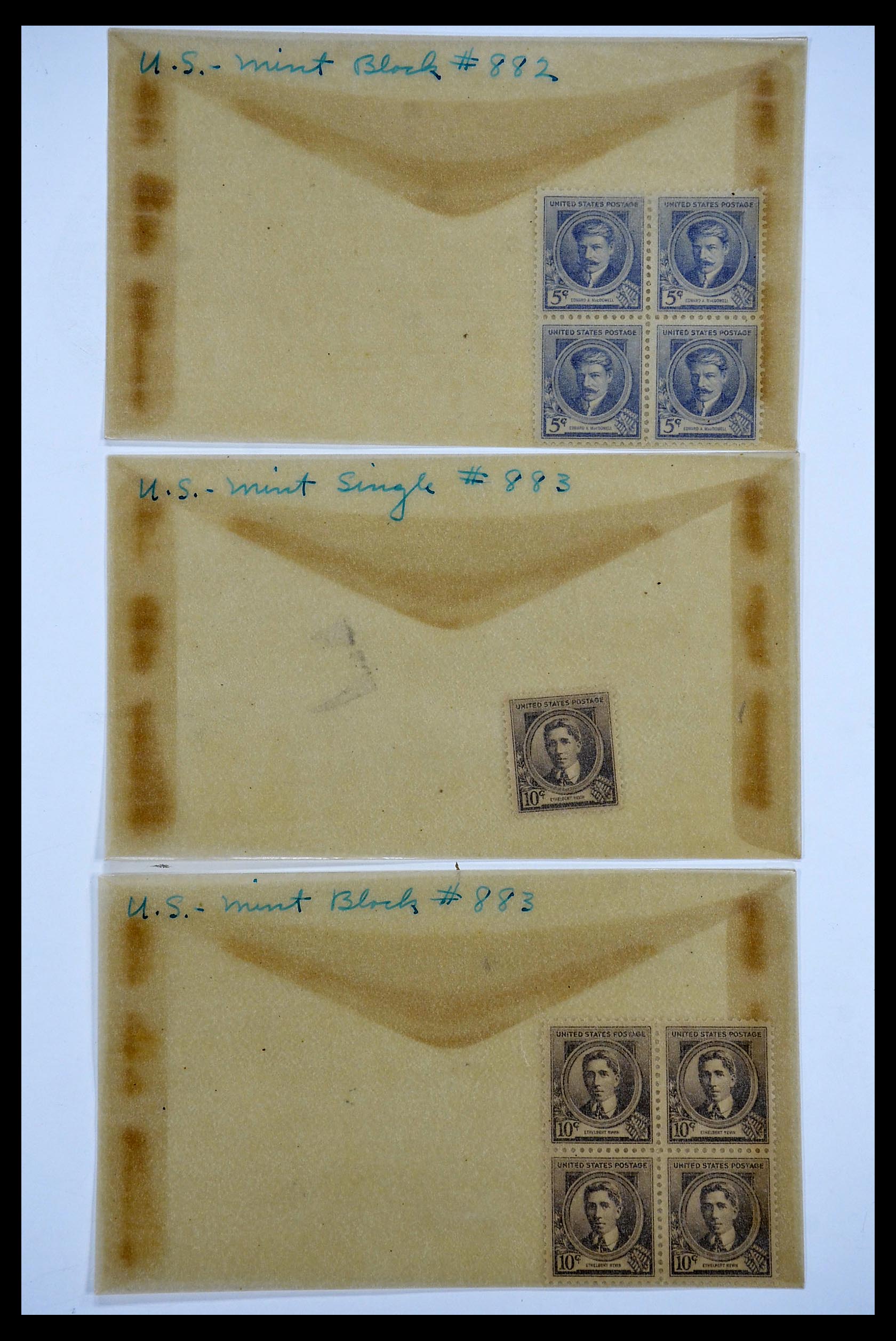 34502 091 - Stamp Collection 34502 USA 1918-1941.