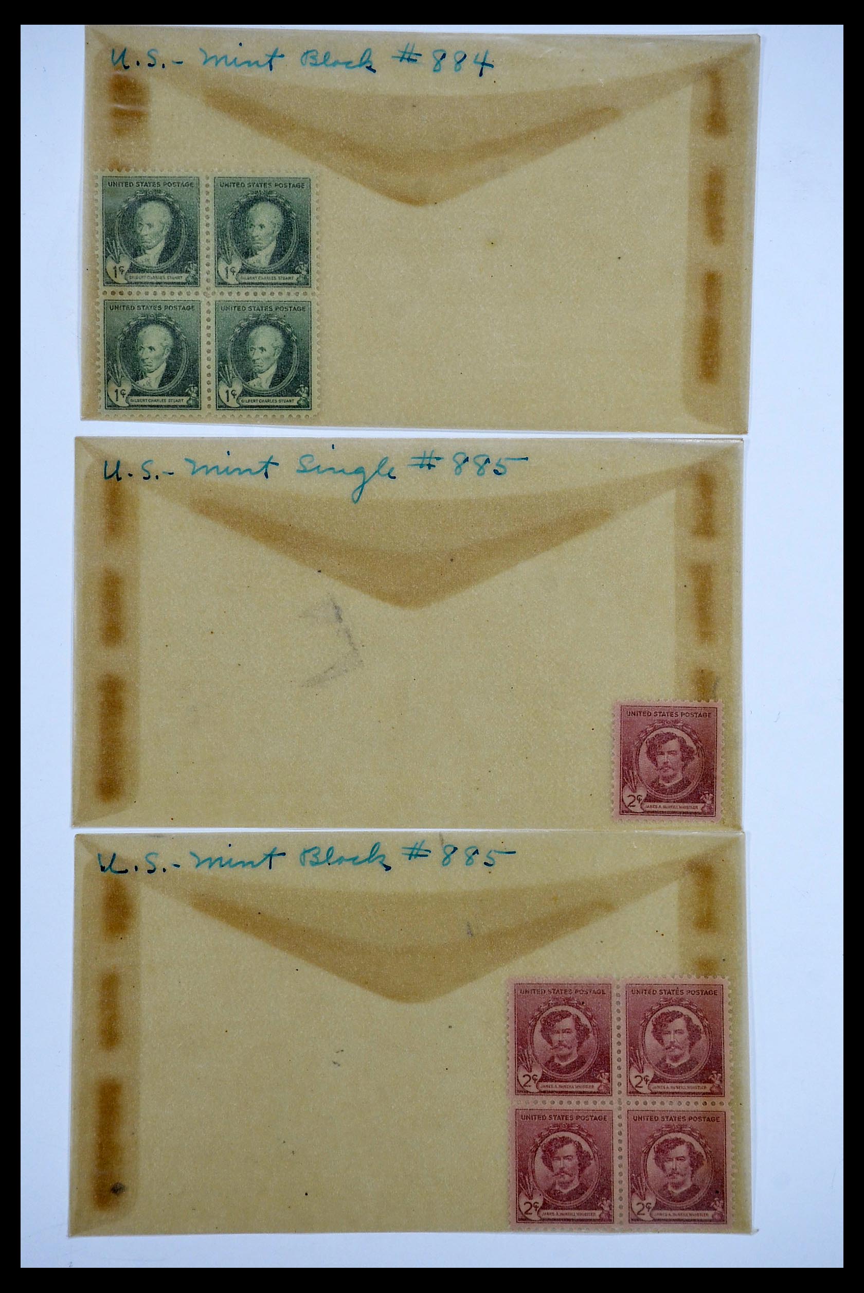 34502 092 - Stamp Collection 34502 USA 1918-1941.