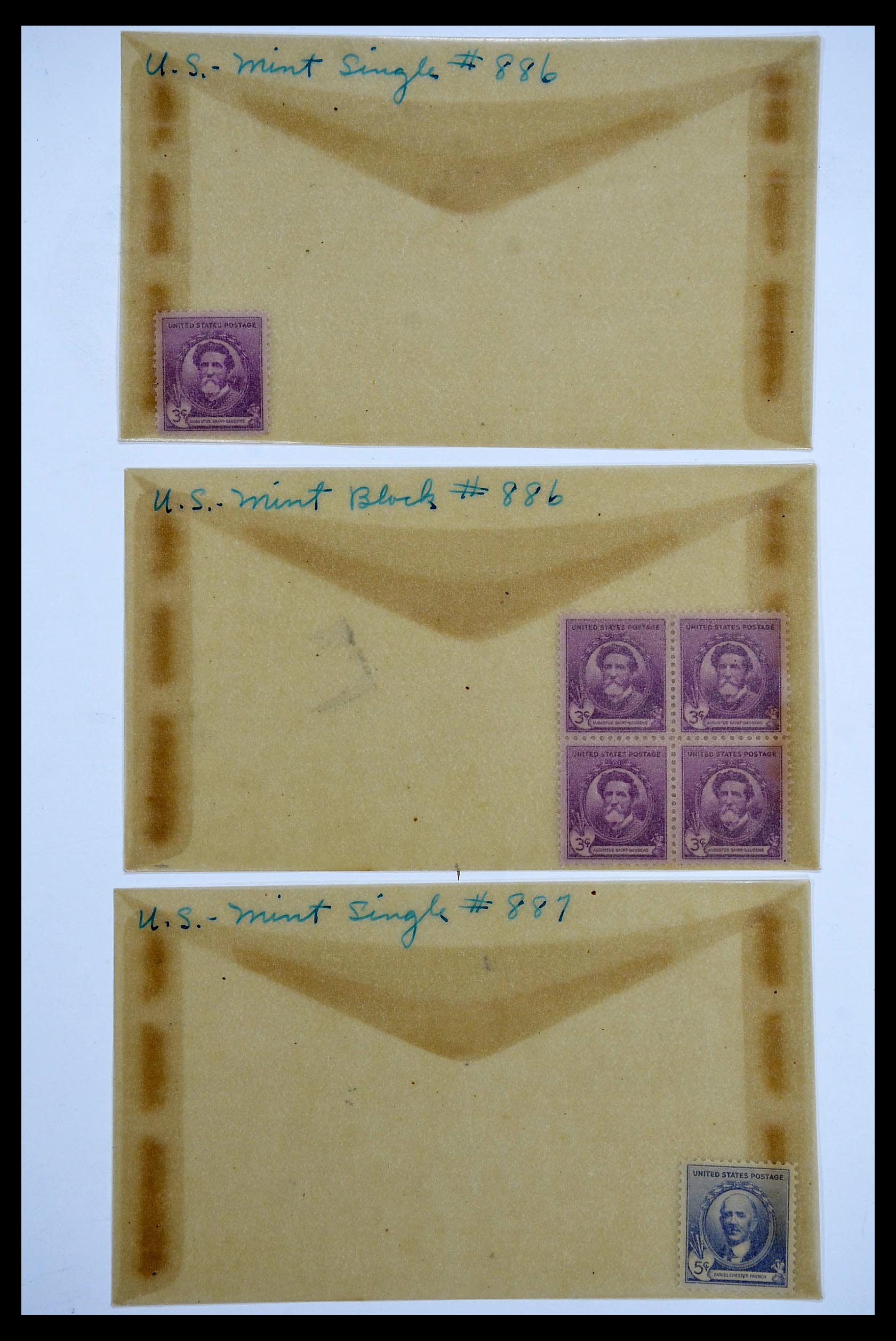 34502 093 - Stamp Collection 34502 USA 1918-1941.