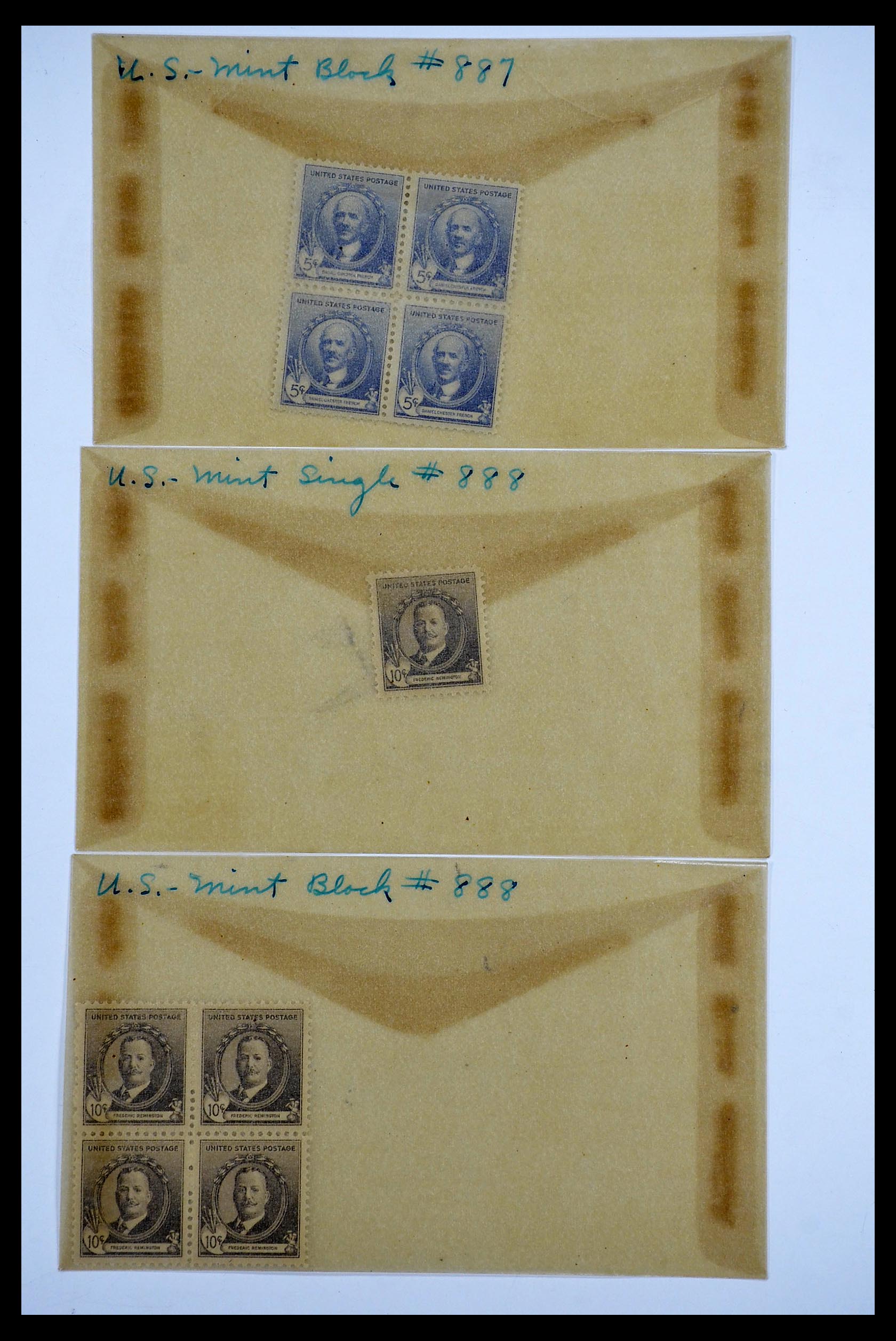 34502 094 - Stamp Collection 34502 USA 1918-1941.
