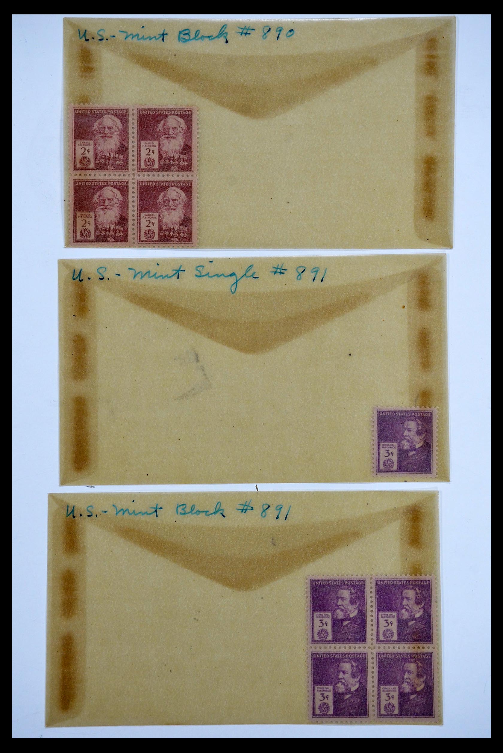 34502 096 - Stamp Collection 34502 USA 1918-1941.