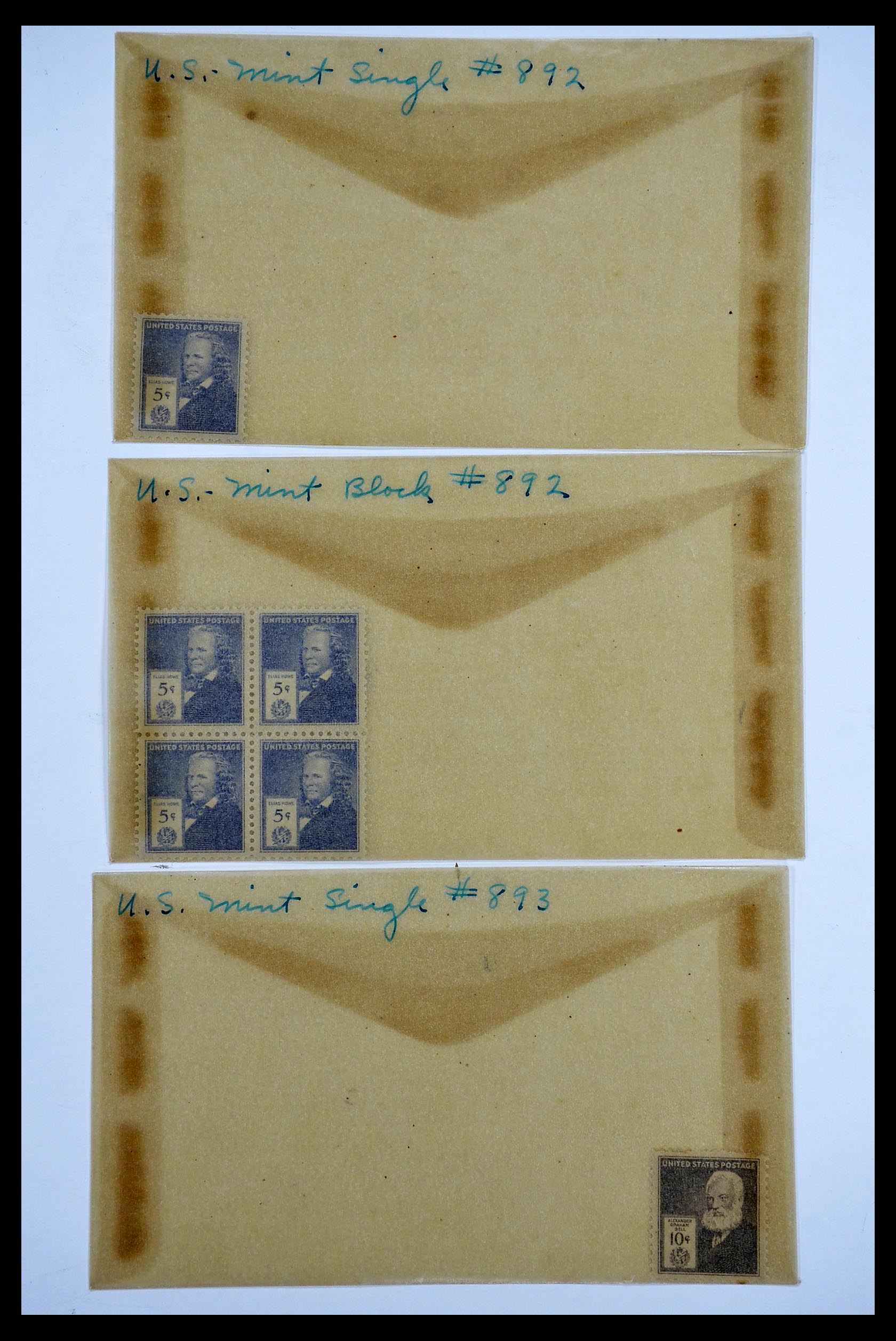 34502 097 - Stamp Collection 34502 USA 1918-1941.