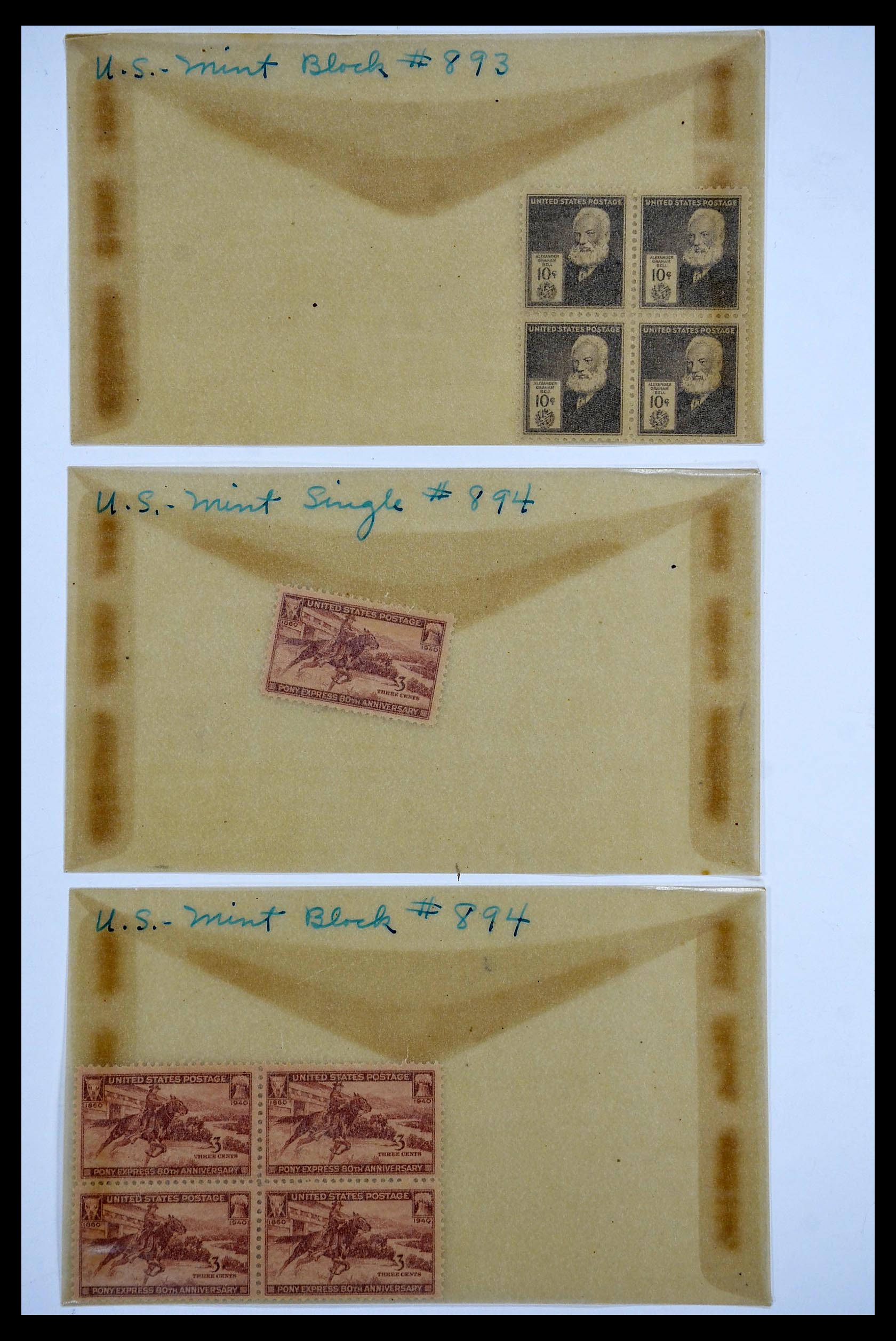 34502 098 - Postzegelverzameling 34502 USA 1918-1941.