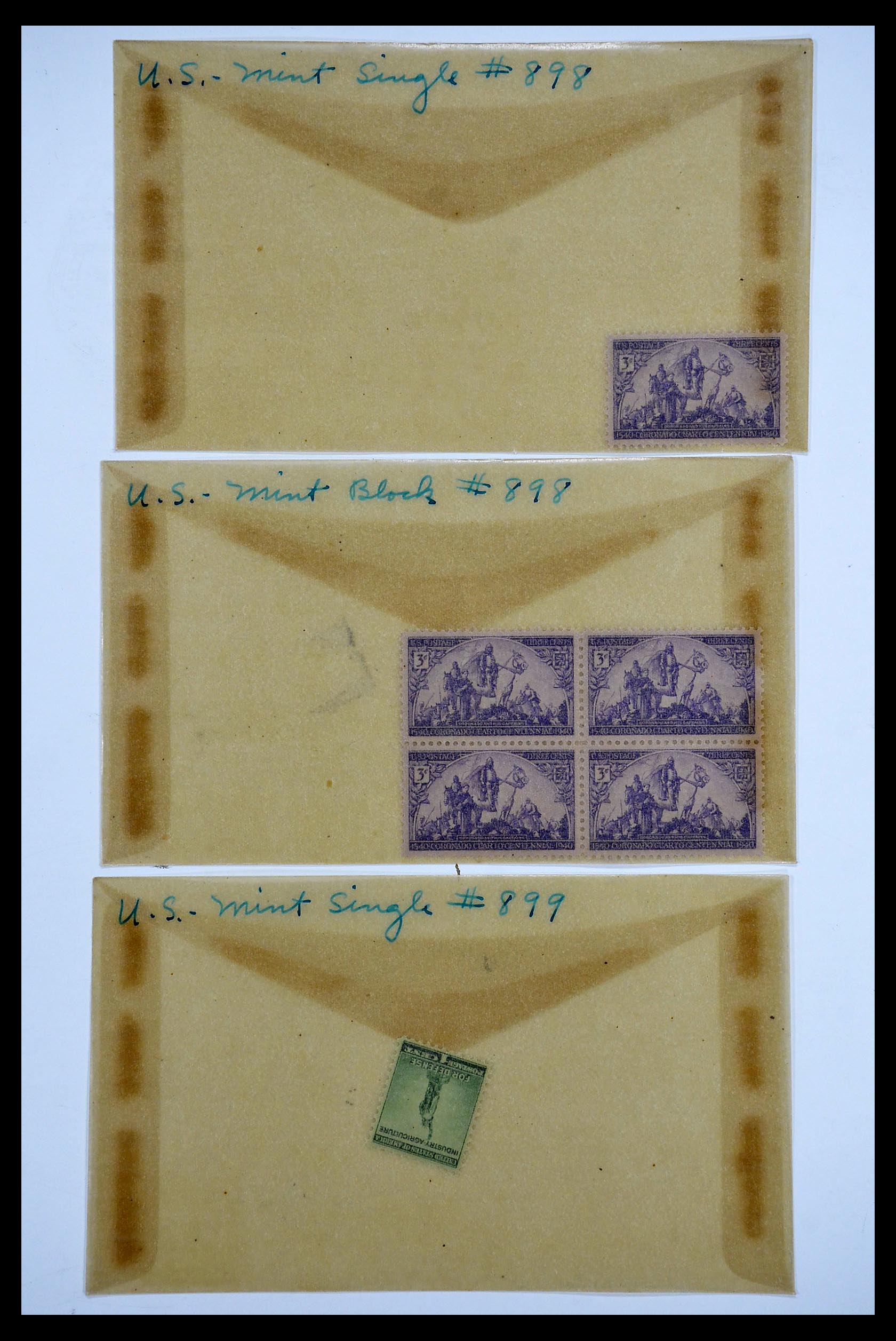 34502 101 - Stamp Collection 34502 USA 1918-1941.