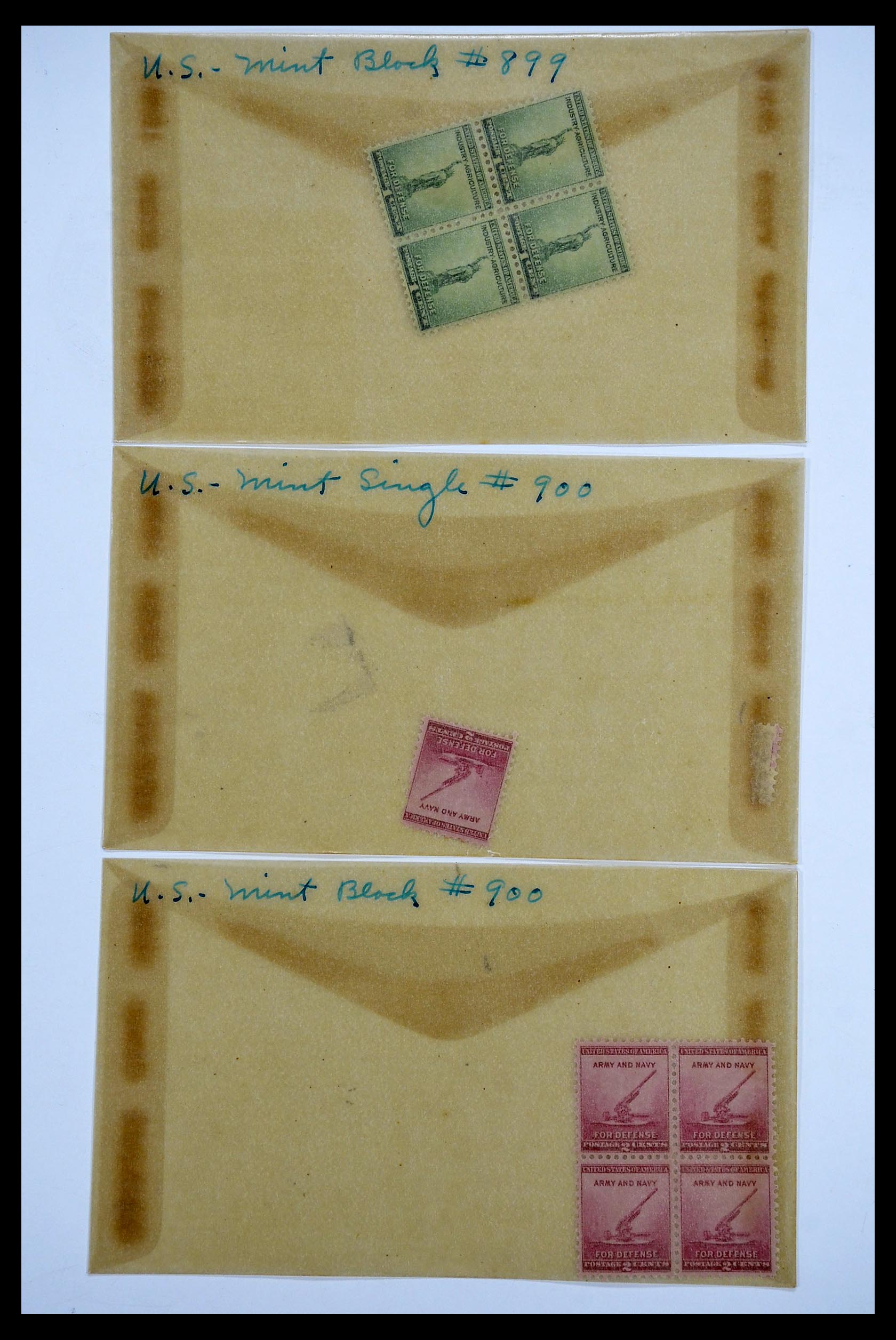 34502 102 - Stamp Collection 34502 USA 1918-1941.