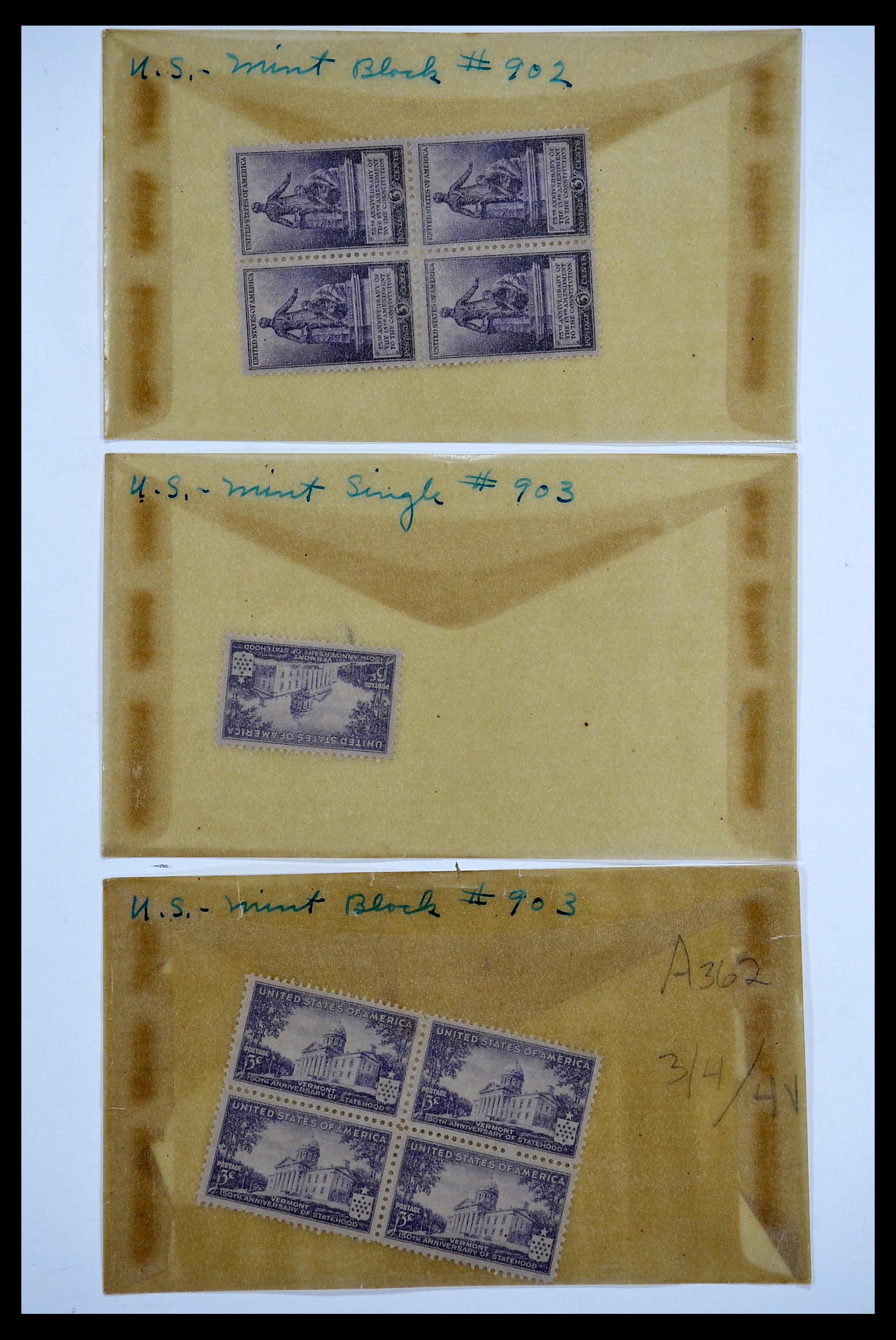 34502 104 - Stamp Collection 34502 USA 1918-1941.