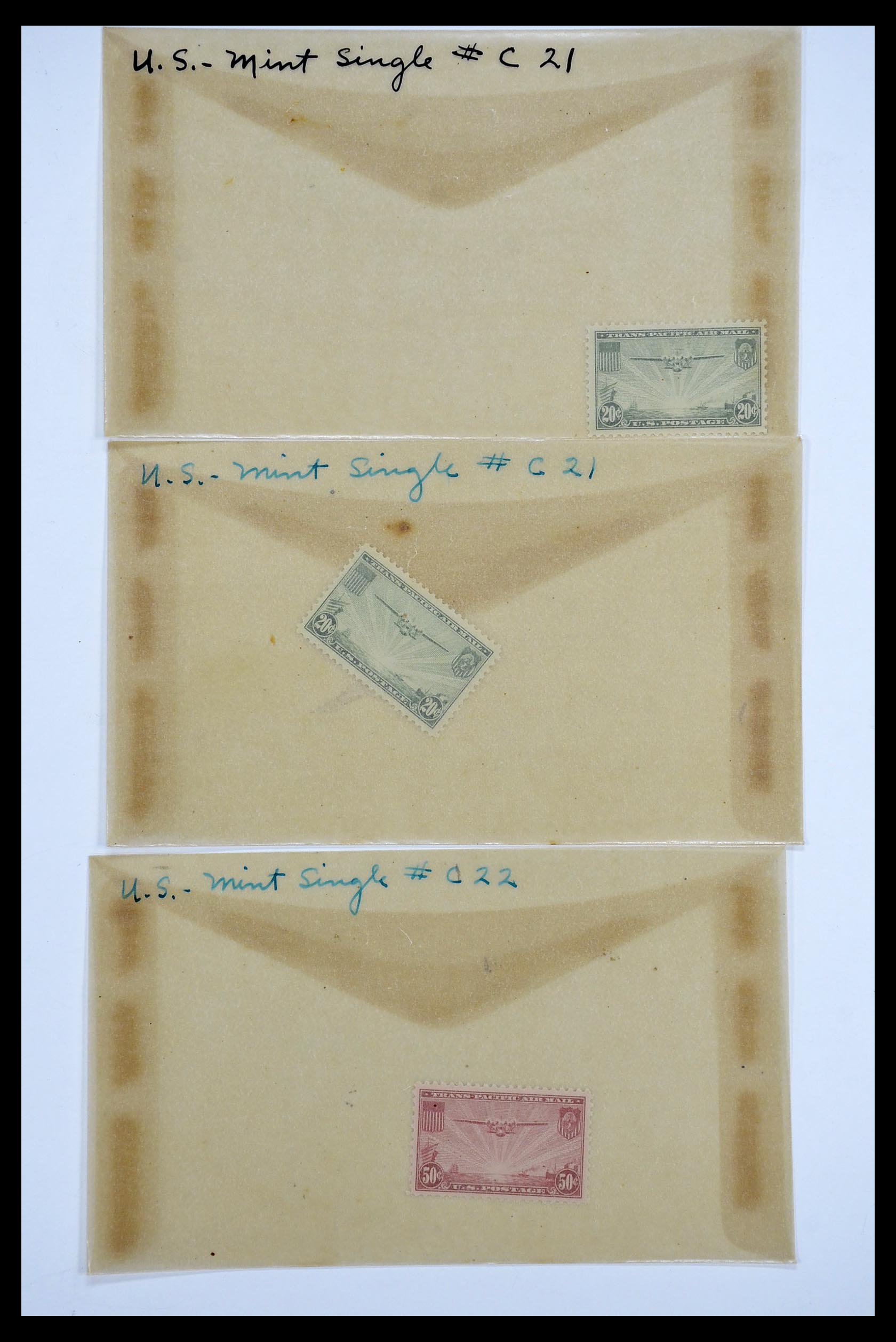 34502 111 - Stamp Collection 34502 USA 1918-1941.