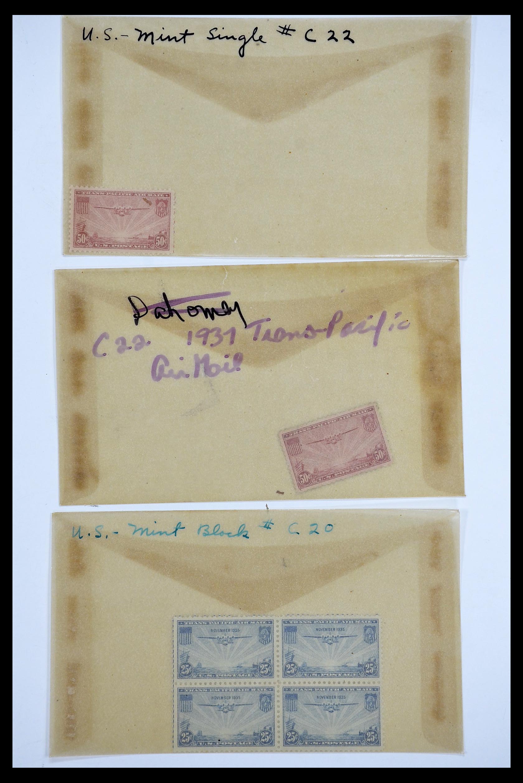 34502 112 - Stamp Collection 34502 USA 1918-1941.