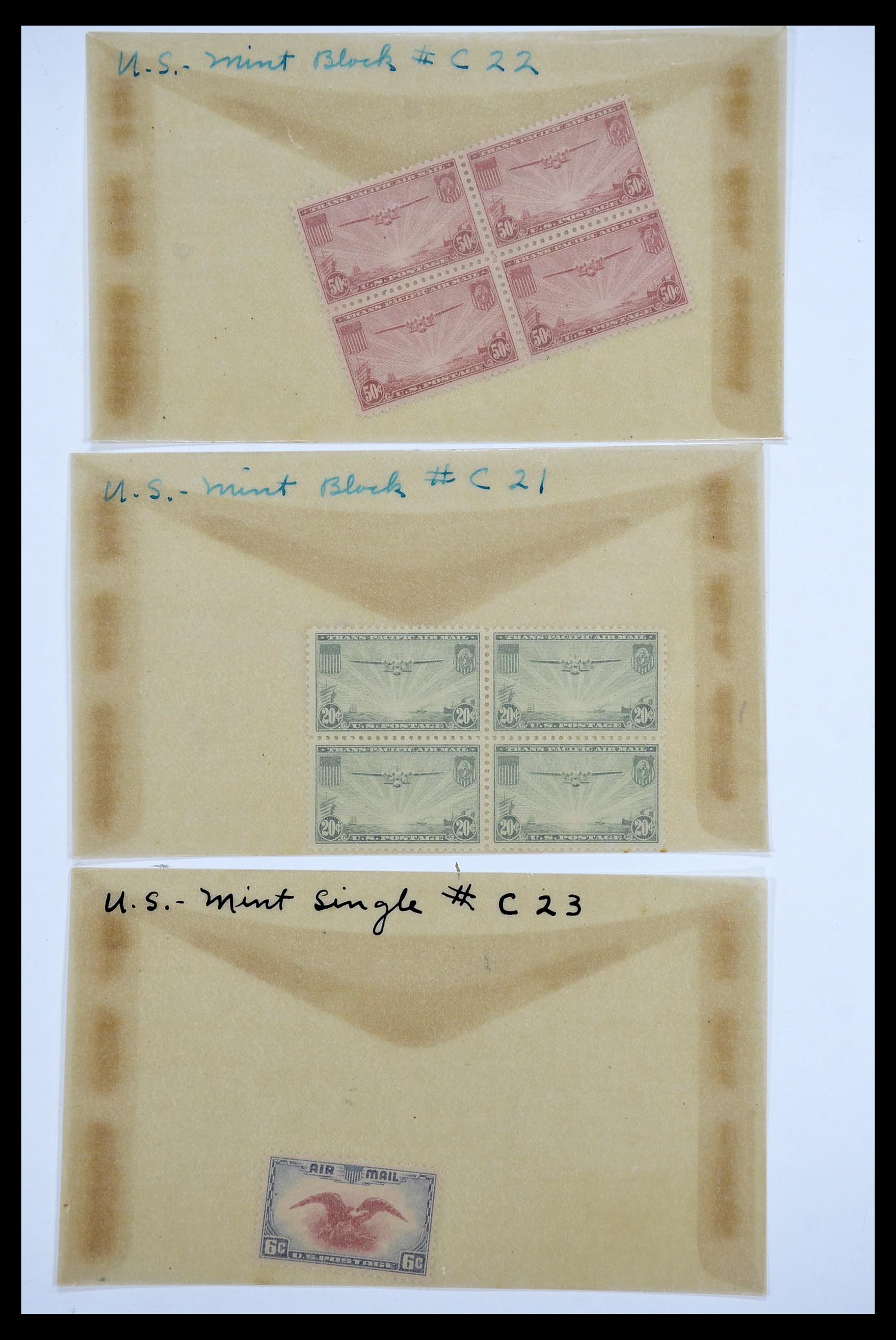 34502 113 - Stamp Collection 34502 USA 1918-1941.