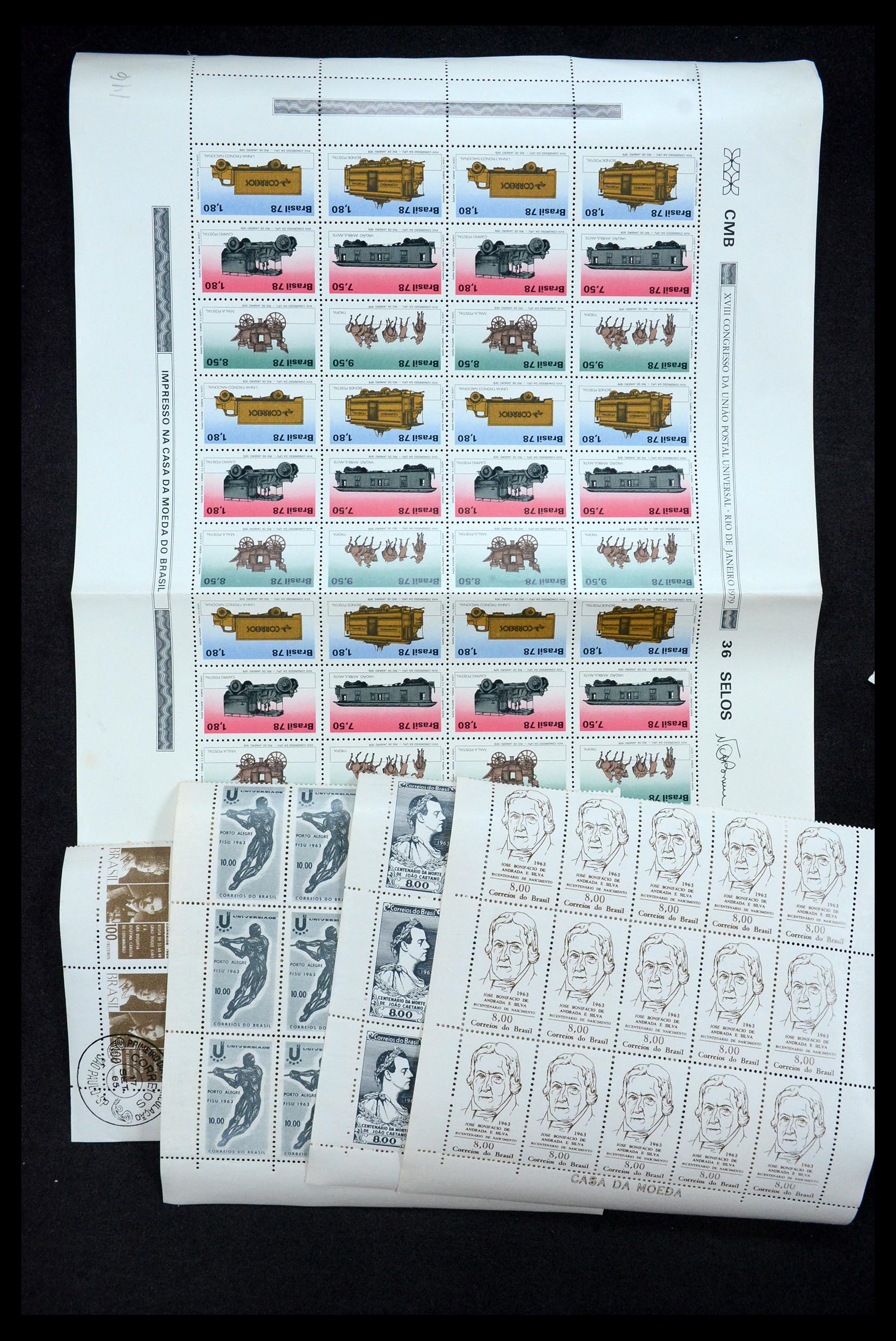 34505 002 - Postzegelverzameling 34505 Brazilië 1959-1997.