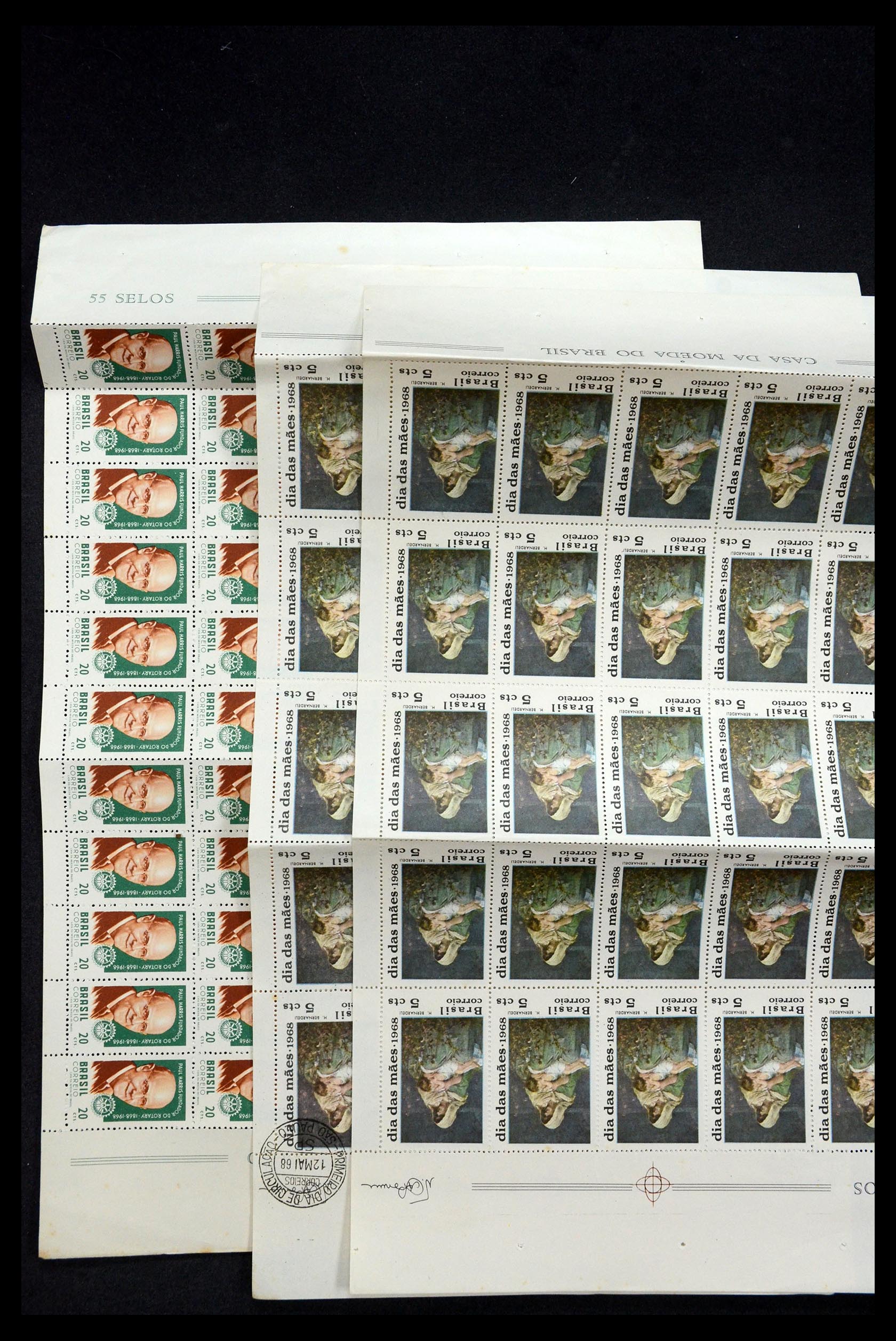 34505 005 - Postzegelverzameling 34505 Brazilië 1959-1997.