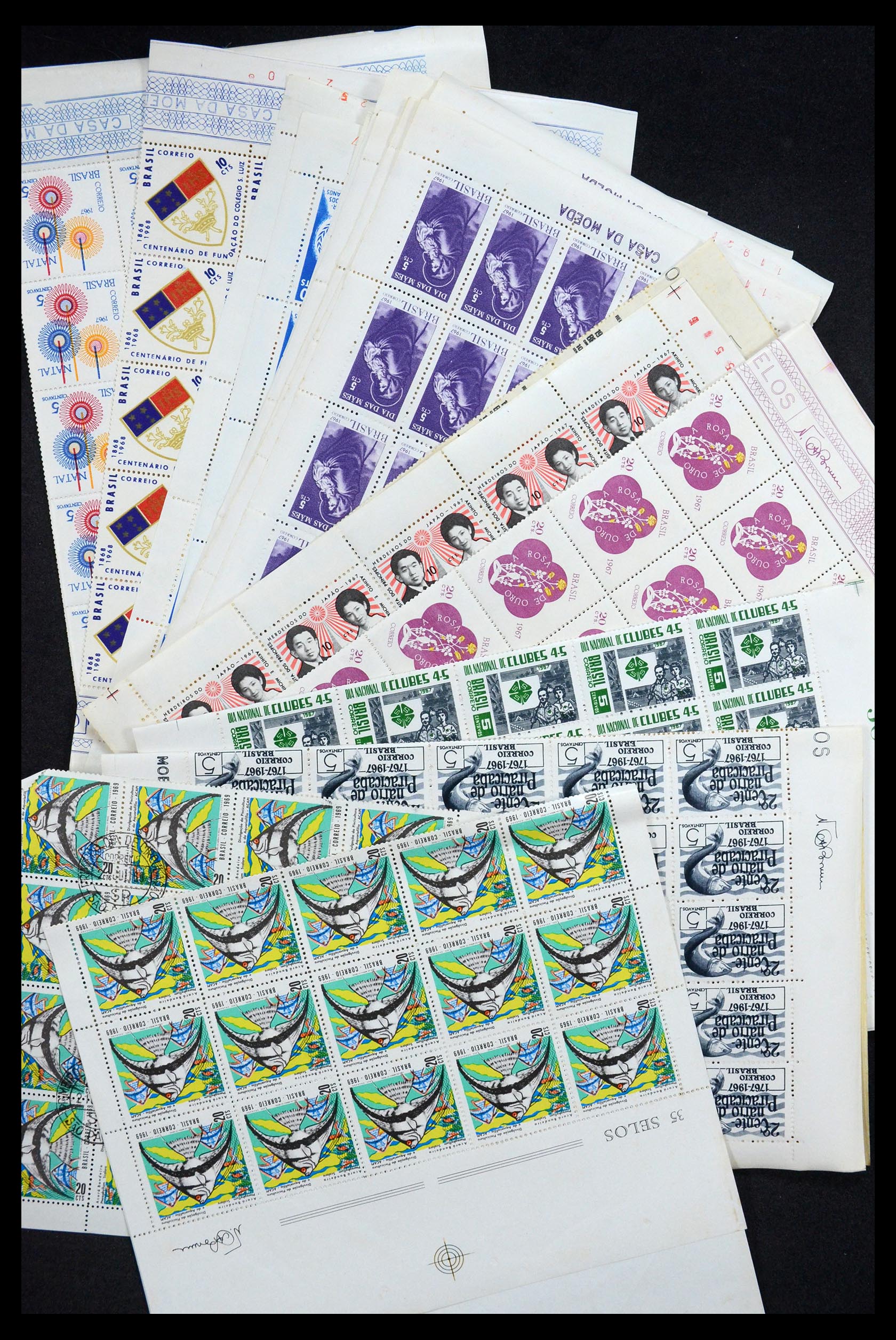 34505 007 - Postzegelverzameling 34505 Brazilië 1959-1997.