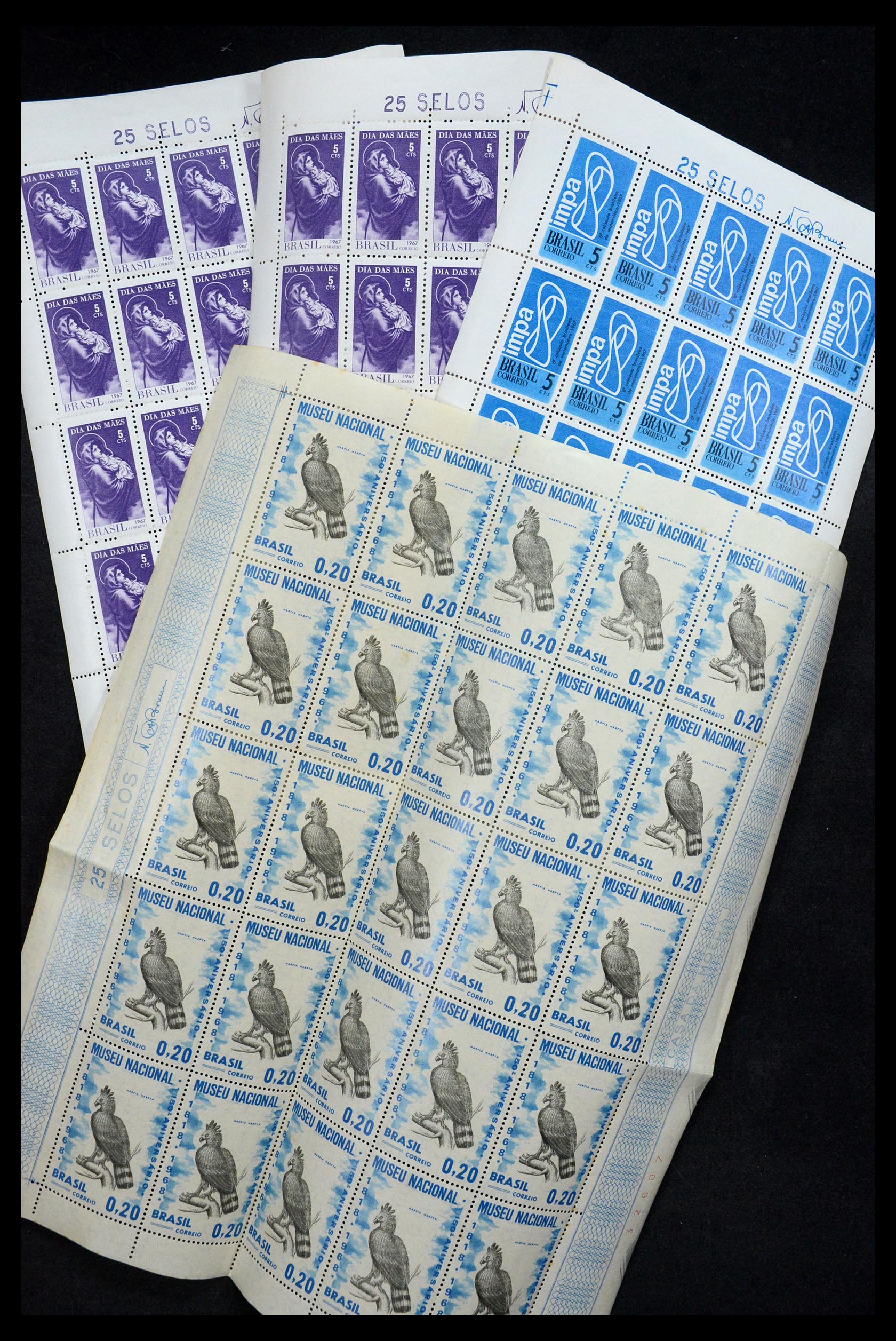 34505 008 - Postzegelverzameling 34505 Brazilië 1959-1997.