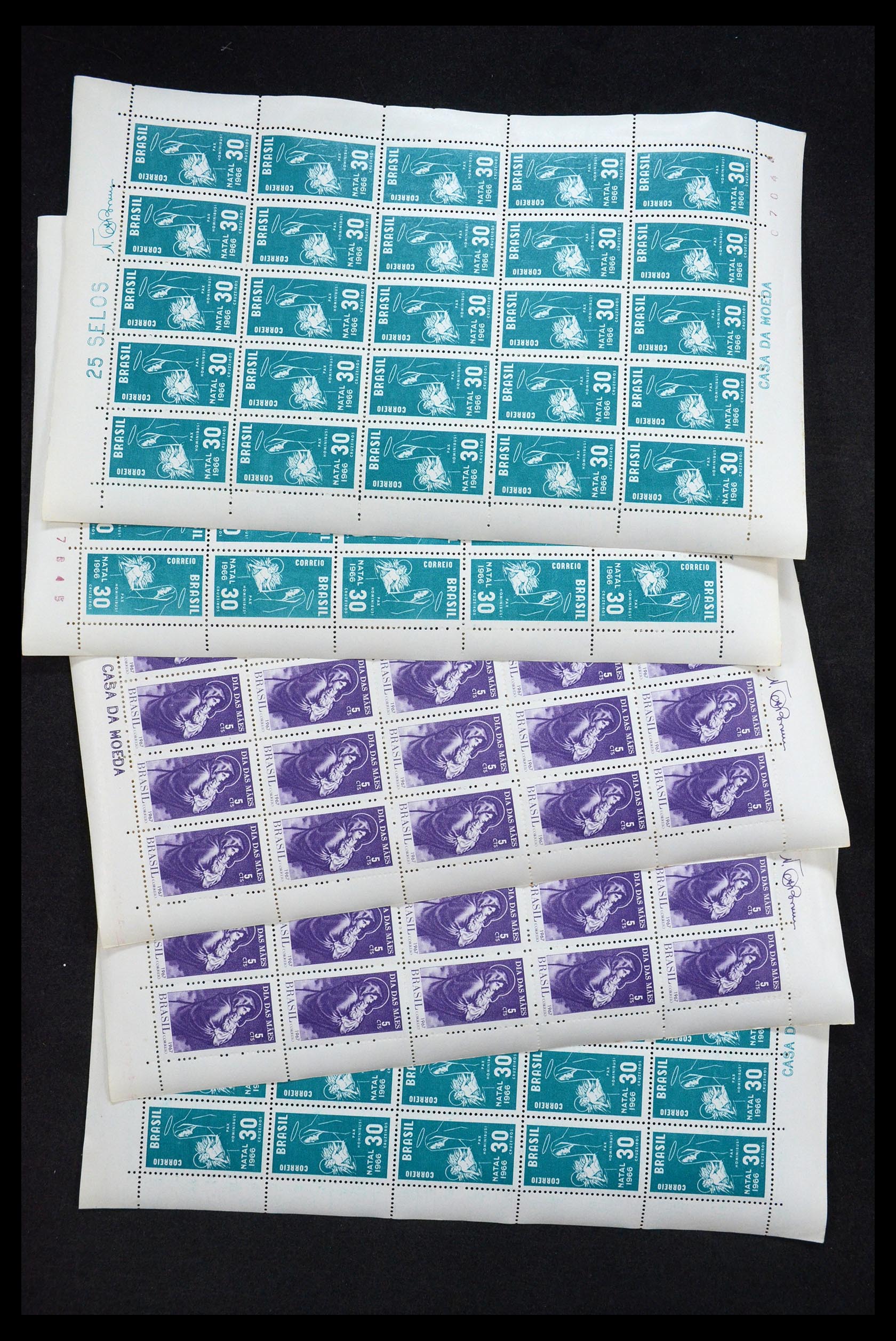 34505 010 - Postzegelverzameling 34505 Brazilië 1959-1997.