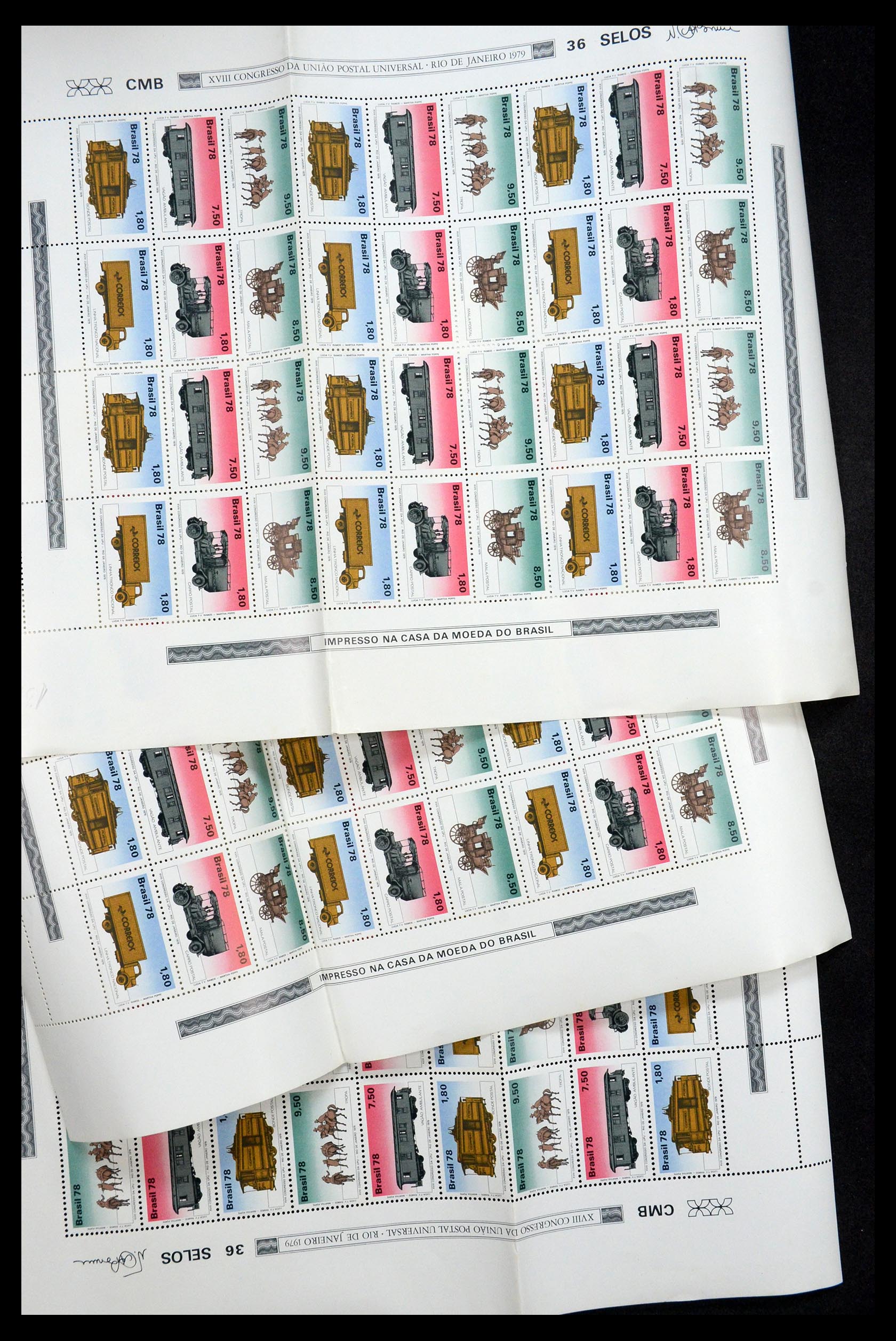 34505 013 - Postzegelverzameling 34505 Brazilië 1959-1997.