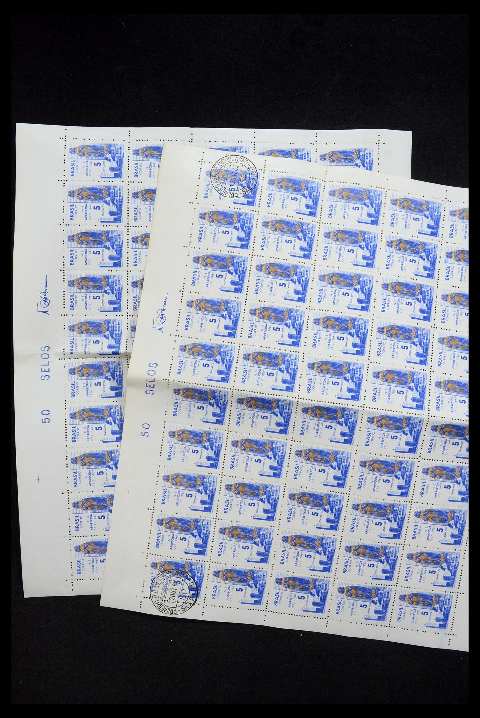 34505 015 - Postzegelverzameling 34505 Brazilië 1959-1997.